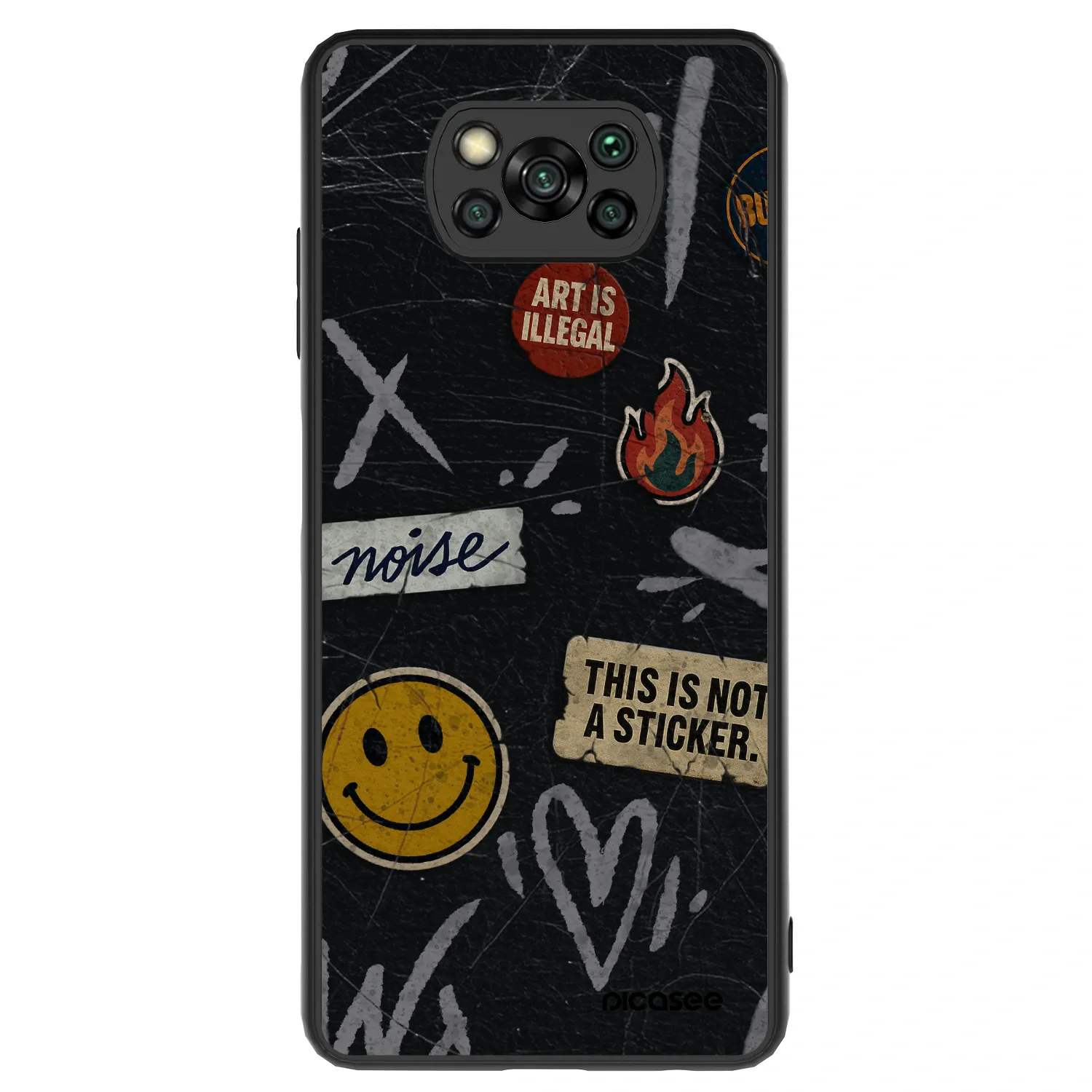 Picasee ULTIMATE CASE na Xiaomi Poco X3 - STICKERS x TAGS