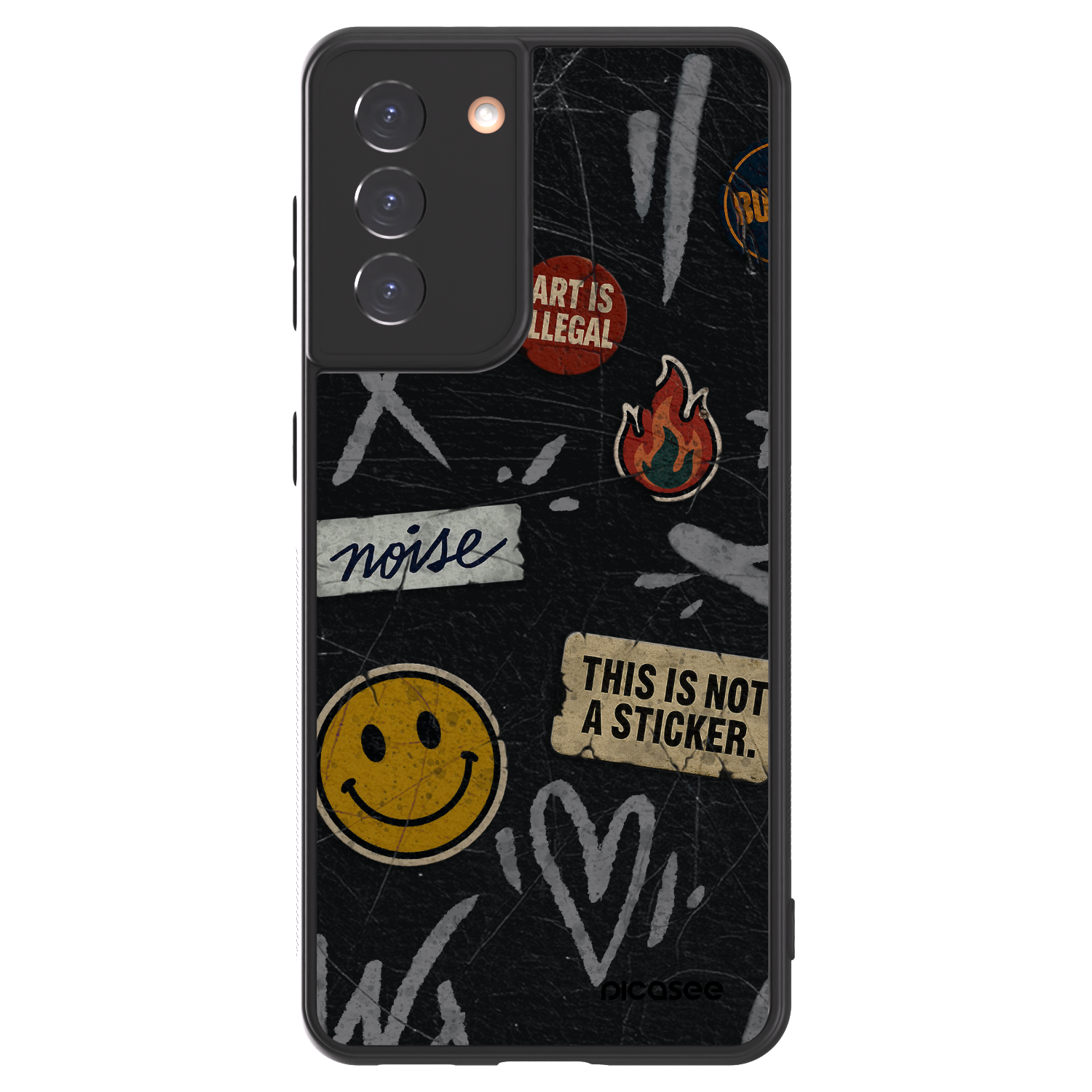 Picasee ULTIMATE CASE na Samsung Galaxy S21 5G G991B - STICKERS x TAGS