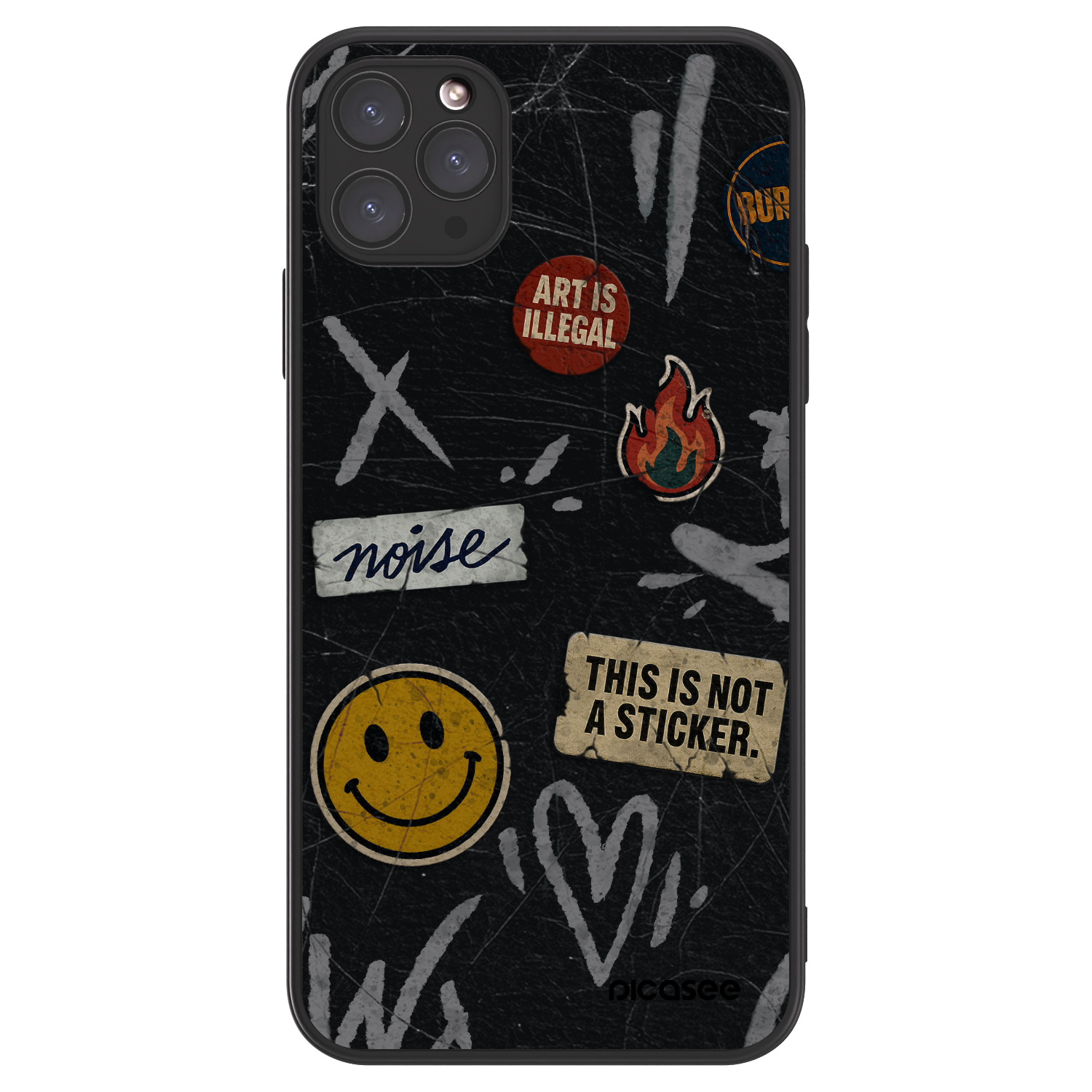 Picasee ULTIMATE CASE na Apple iPhone 11 Pro Max - STICKERS x TAGS