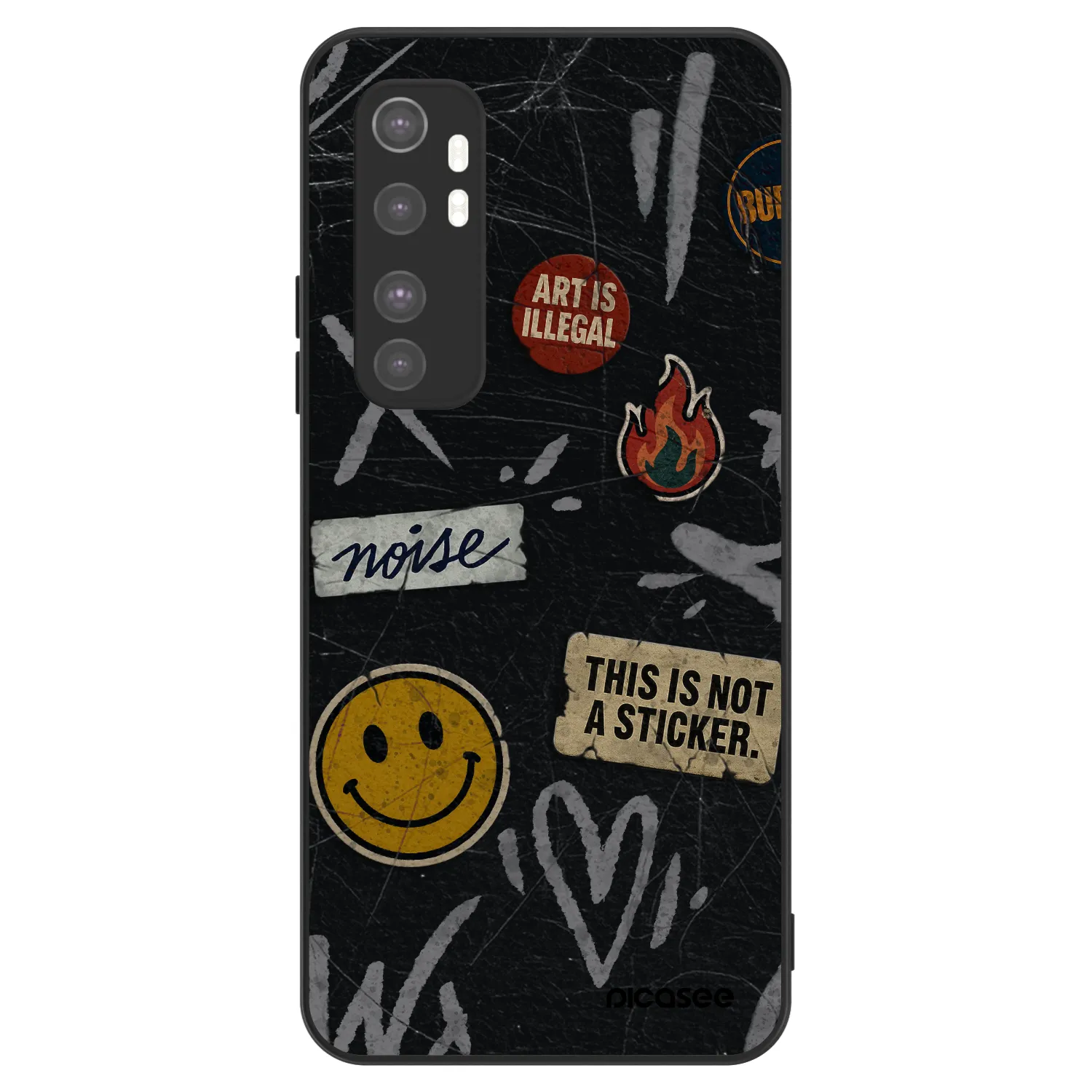 Picasee ULTIMATE CASE na Xiaomi Mi Note 10 Lite - STICKERS x TAGS