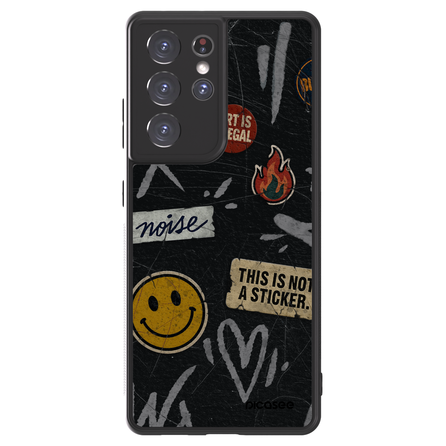 Picasee ULTIMATE CASE na Samsung Galaxy S21 Ultra 5G G998B - STICKERS x TAGS