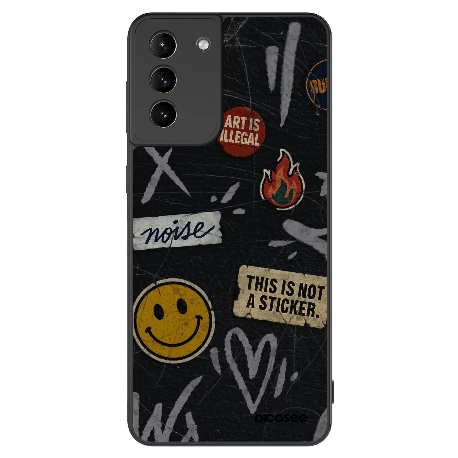 Picasee ULTIMATE CASE na Samsung Galaxy S21+ 5G G996F - STICKERS x TAGS