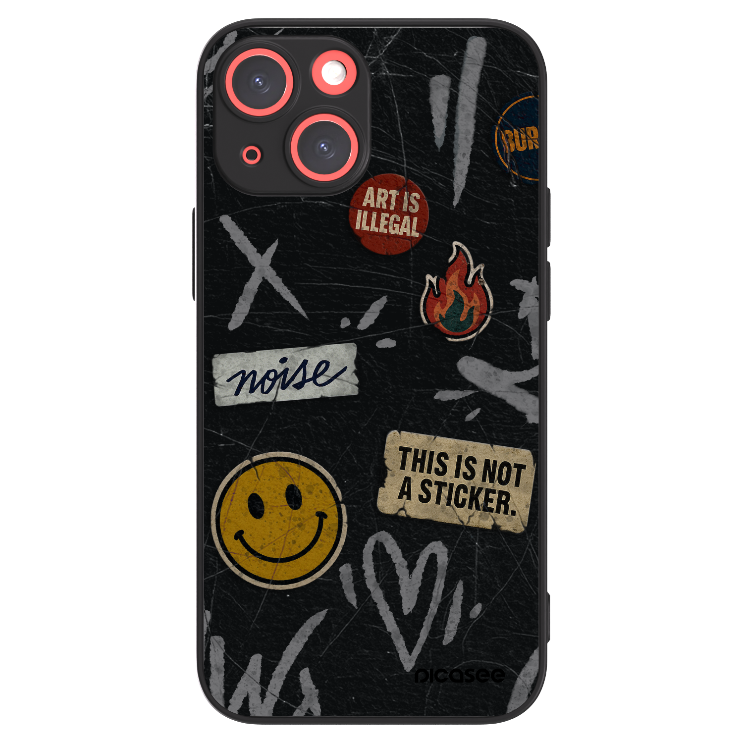 Picasee ULTIMATE CASE na Apple iPhone 13 mini - STICKERS x TAGS