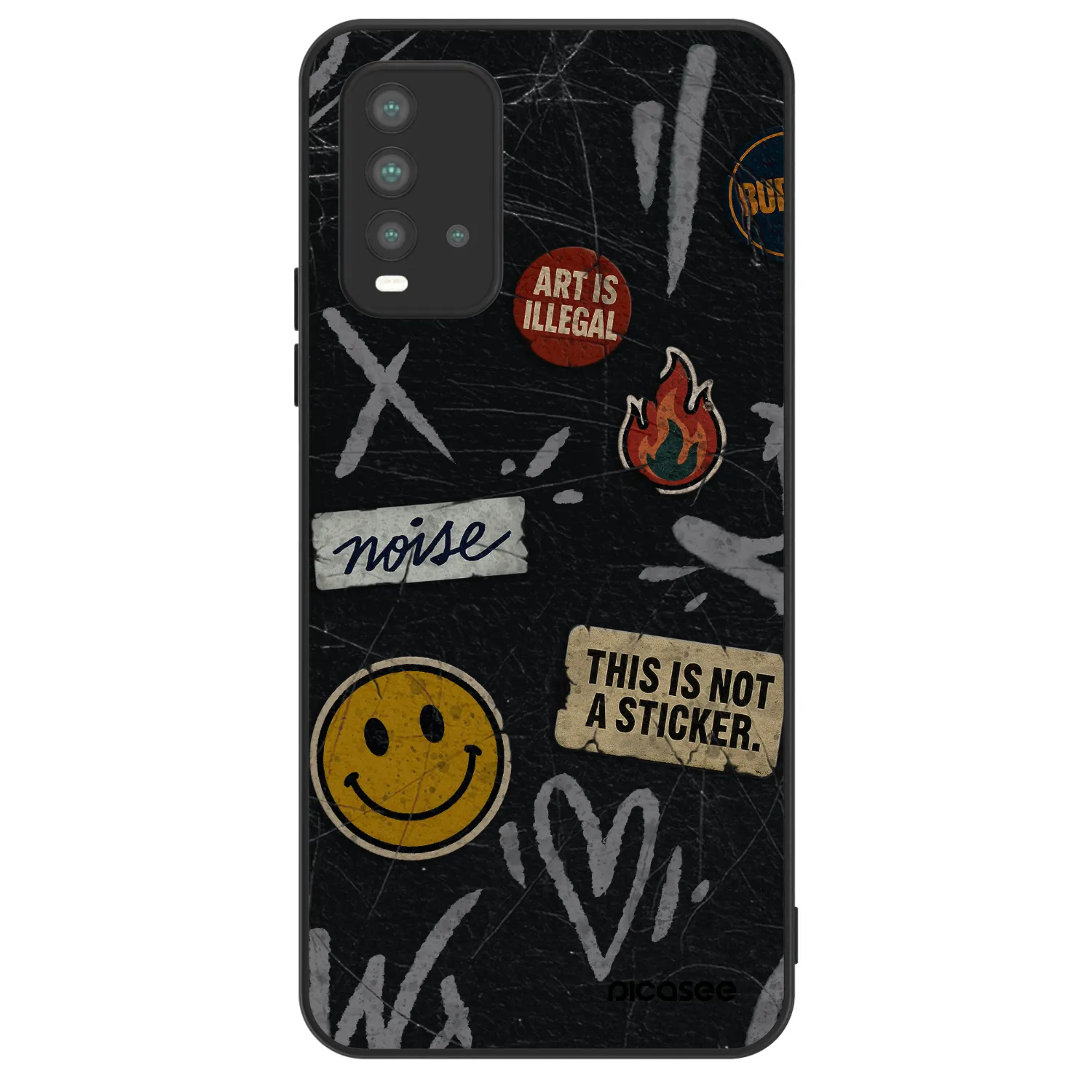Picasee ULTIMATE CASE na Xiaomi Redmi 9T - STICKERS x TAGS