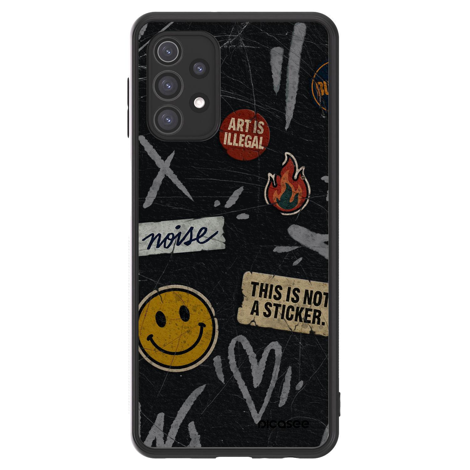 Picasee ULTIMATE CASE na Samsung Galaxy A32 5G A326B - STICKERS x TAGS