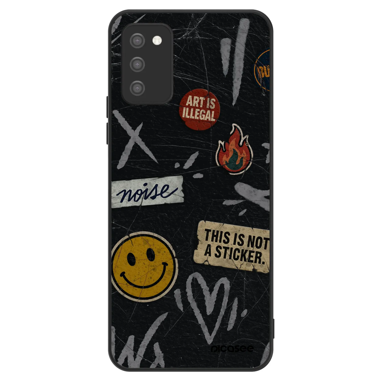 Picasee ULTIMATE CASE na Samsung Galaxy A02s A025G - STICKERS x TAGS