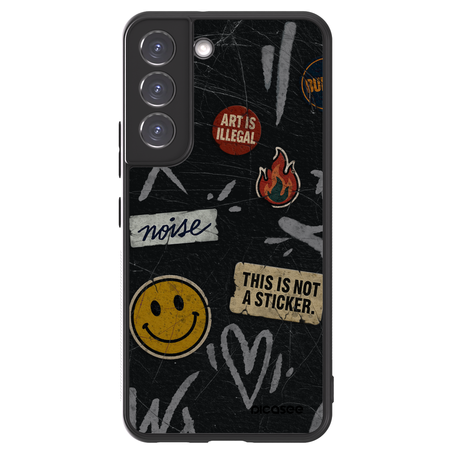 Picasee ULTIMATE CASE na Samsung Galaxy S22 5G - STICKERS x TAGS