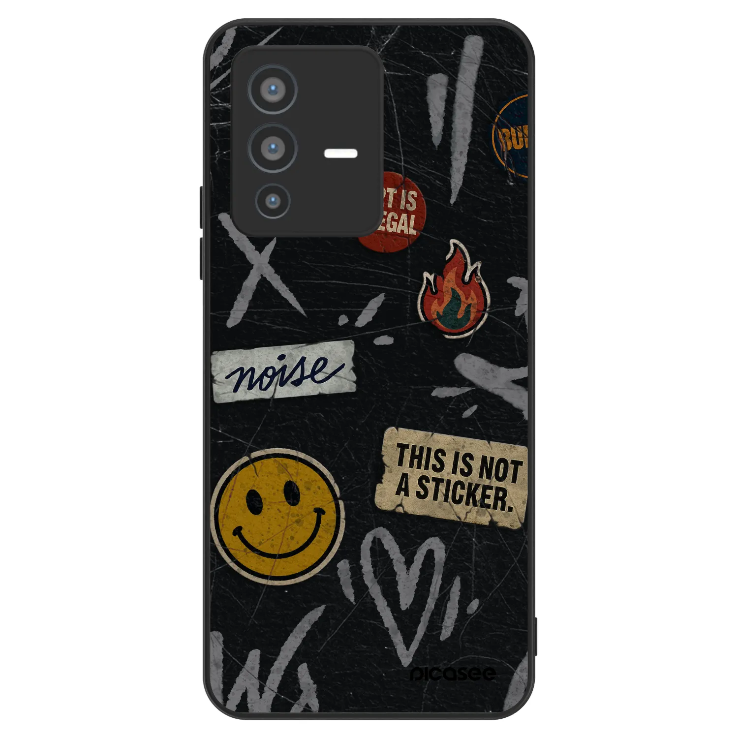 Picasee ULTIMATE CASE na Vivo V23 5G - STICKERS x TAGS