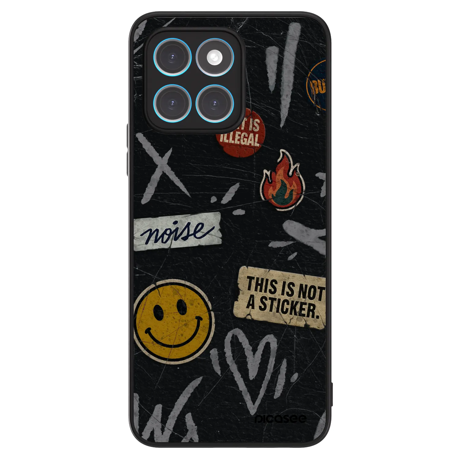 Picasee ULTIMATE CASE na Honor X8 4G - STICKERS x TAGS