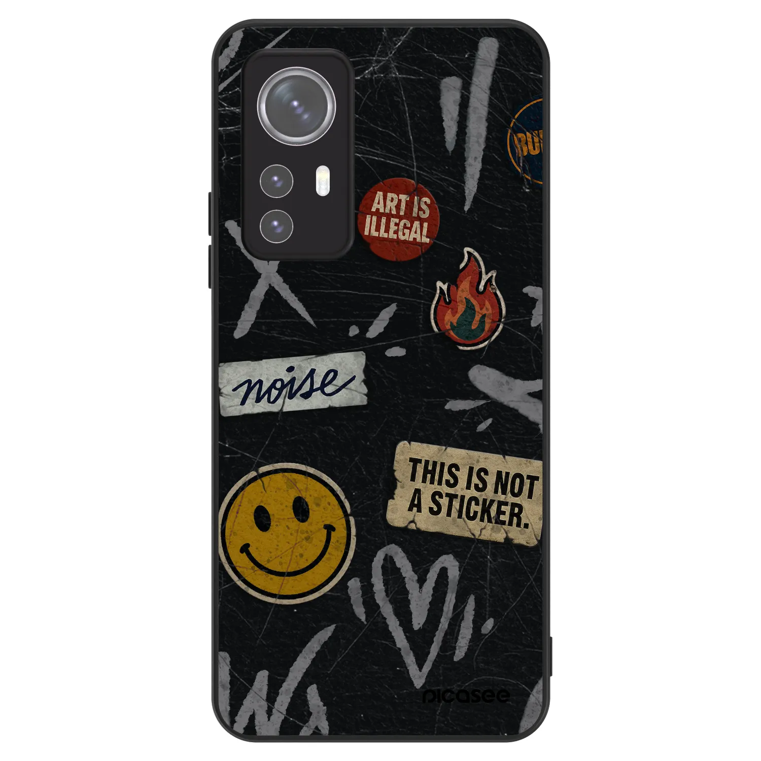 Picasee ULTIMATE CASE na Xiaomi 12X - STICKERS x TAGS