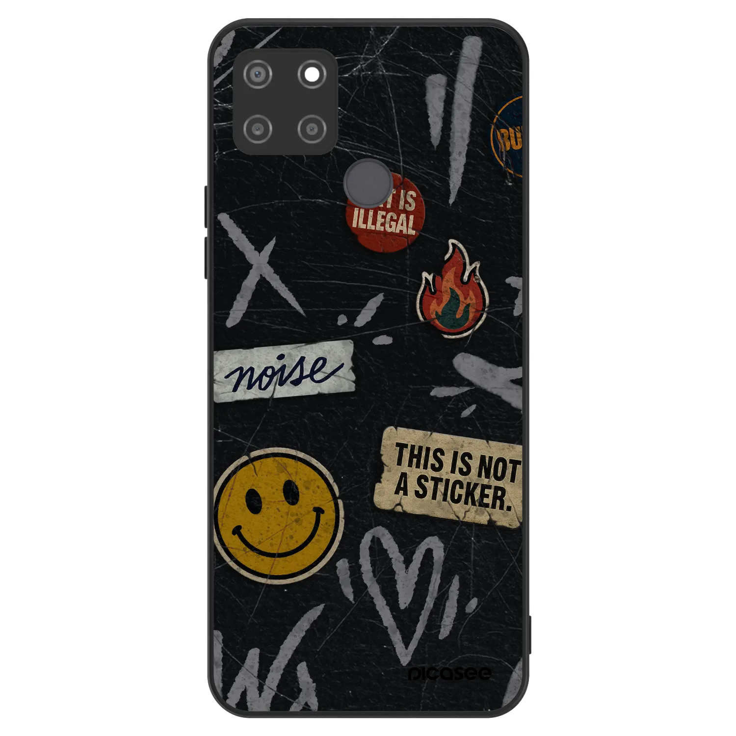 Picasee ULTIMATE CASE na Realme C21Y - STICKERS x TAGS