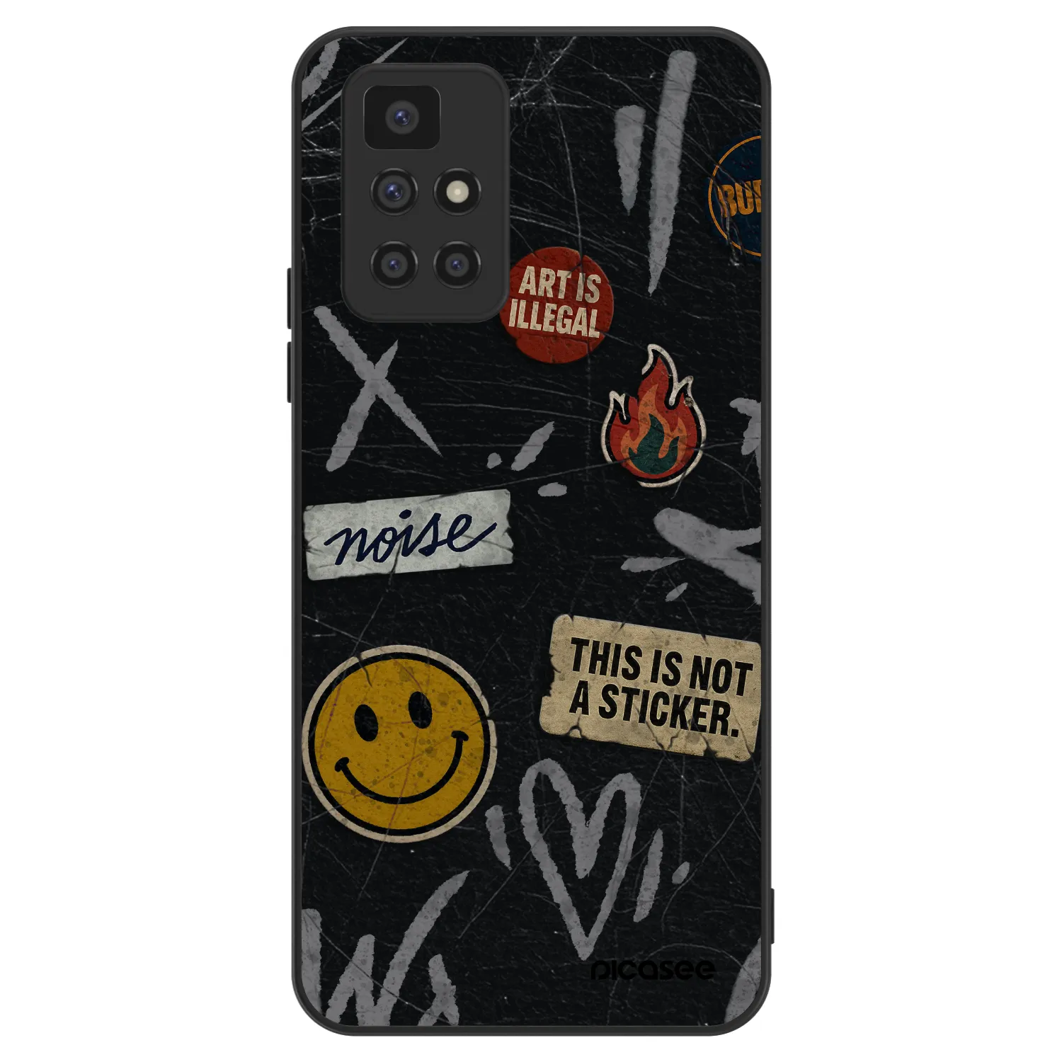 Picasee ULTIMATE CASE na Xiaomi Redmi 10 (2022) - STICKERS x TAGS