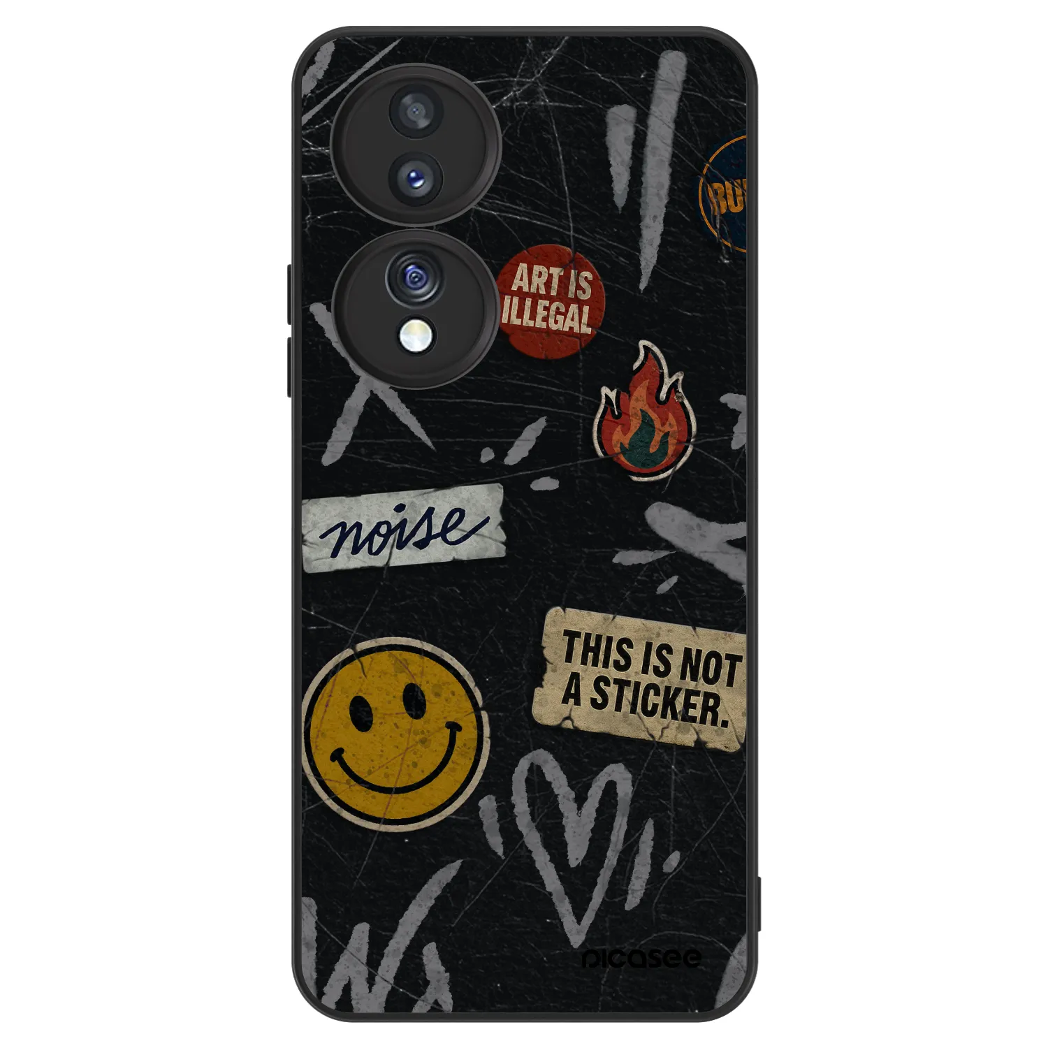 Picasee ULTIMATE CASE na Honor 70 - STICKERS x TAGS