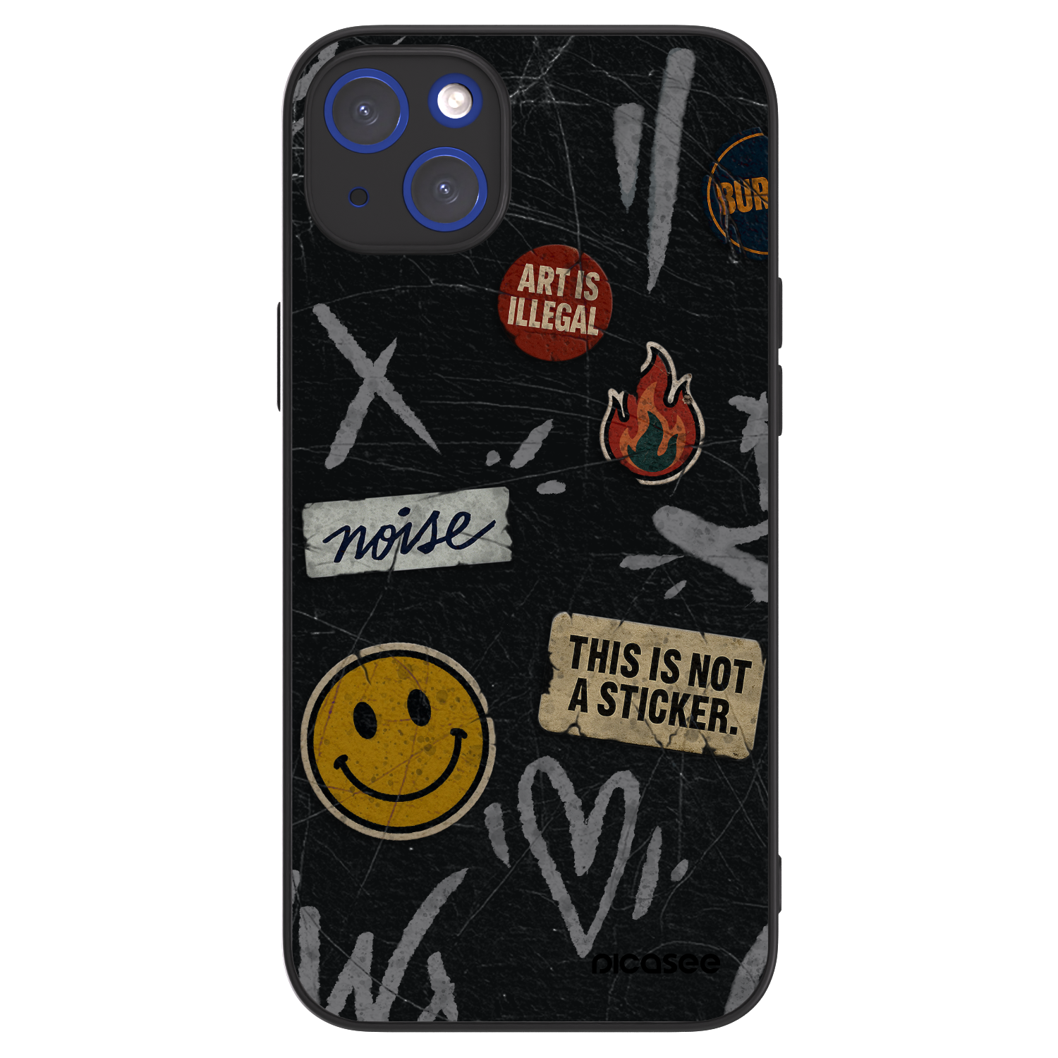 Picasee ULTIMATE CASE MagSafe pro Apple iPhone 14 Plus - STICKERS x TAGS