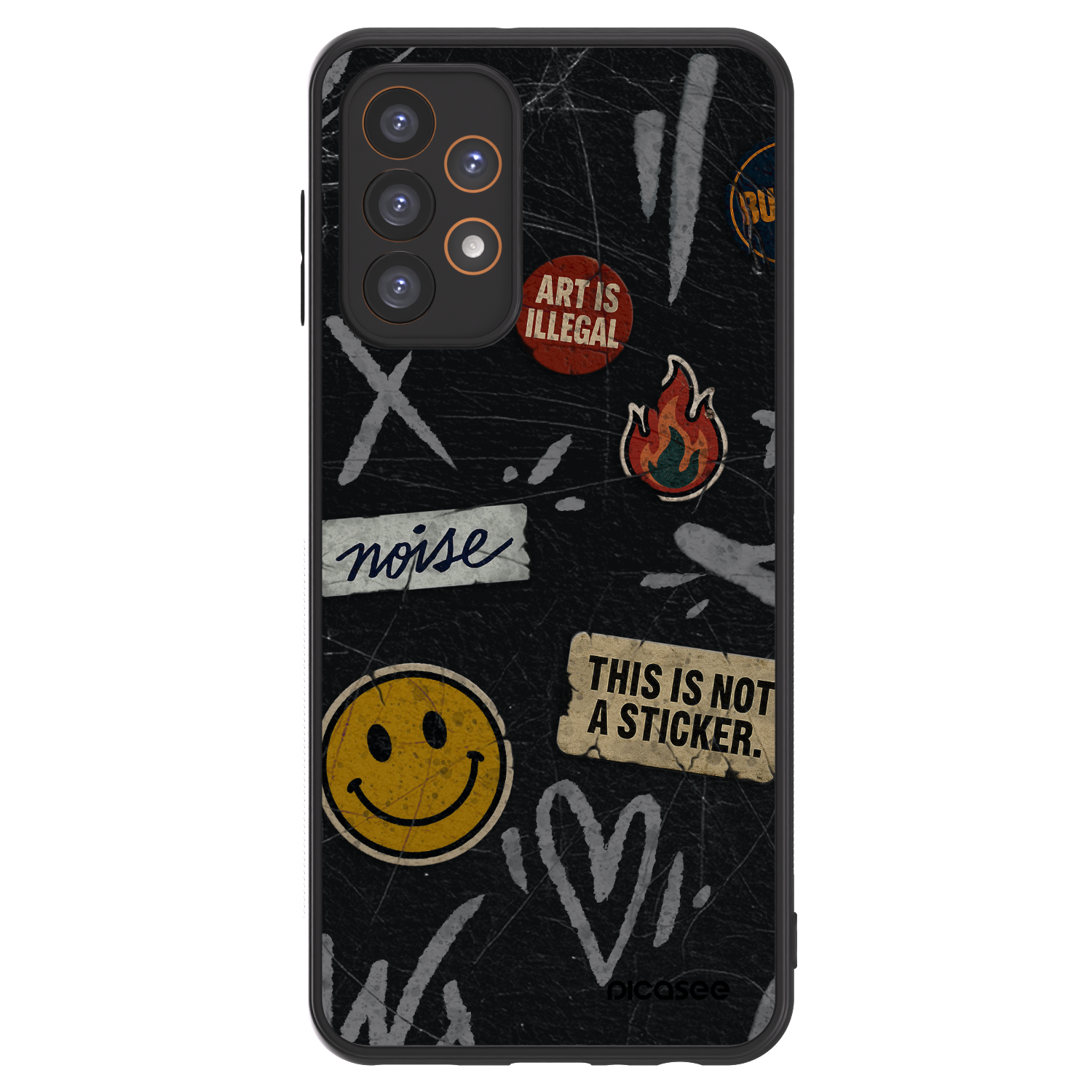 Picasee ULTIMATE CASE na Samsung Galaxy A23 A236B 5G - STICKERS x TAGS