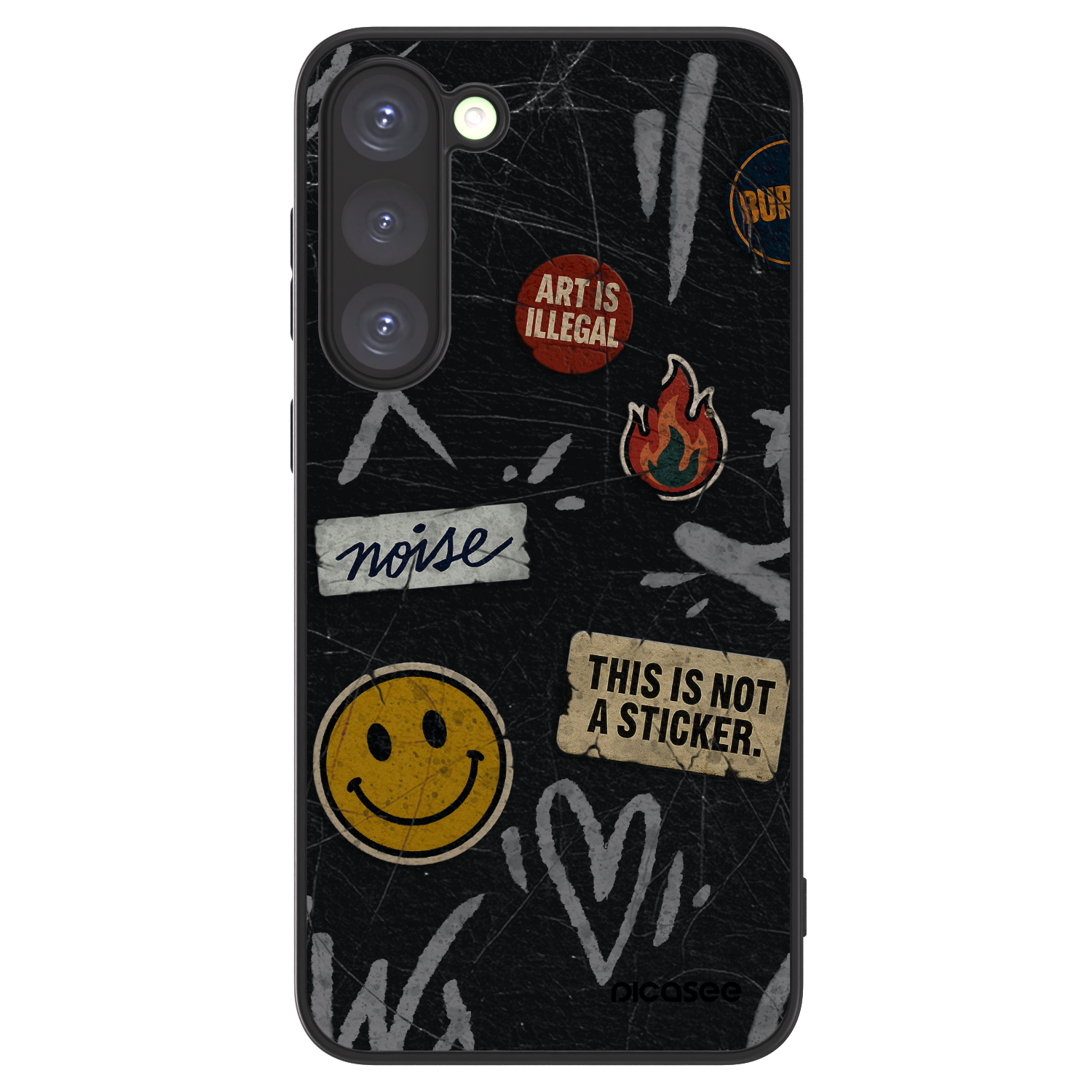 Picasee ULTIMATE CASE na Samsung Galaxy S23+ 5G - STICKERS x TAGS