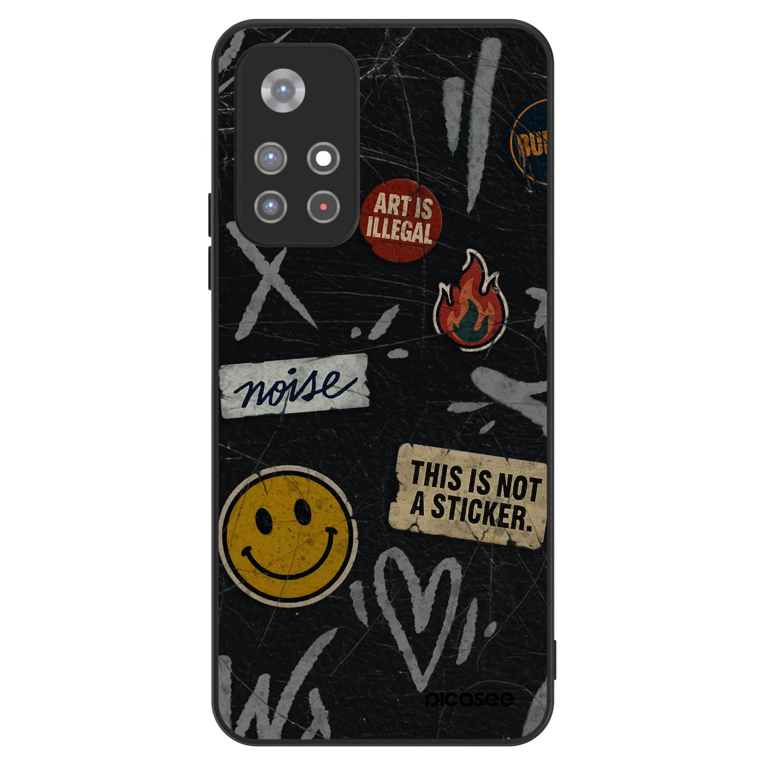 Picasee ULTIMATE CASE na Xiaomi Redmi Note 11S 5G - STICKERS x TAGS