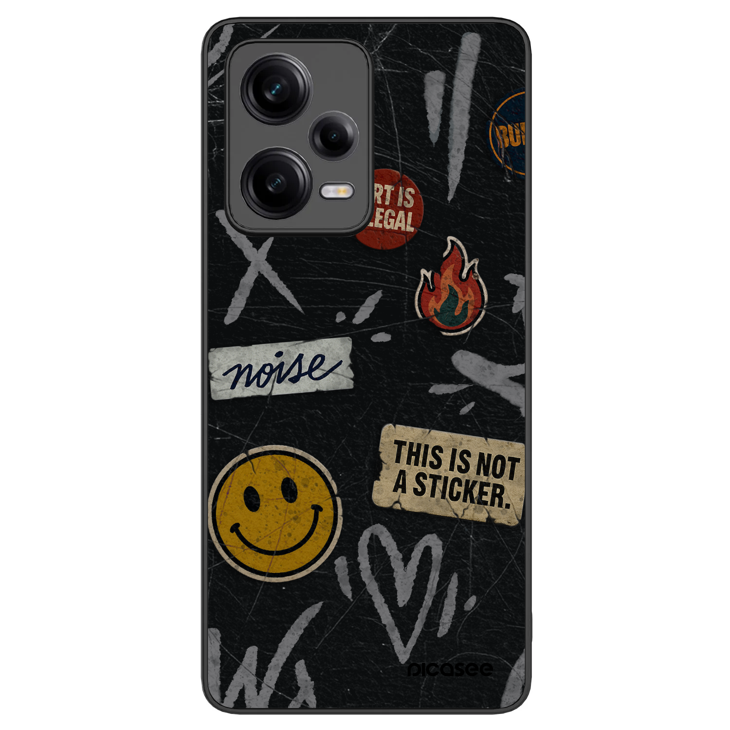 Picasee ULTIMATE CASE na Xiaomi Redmi Note 12 Pro+ 5G - STICKERS x TAGS