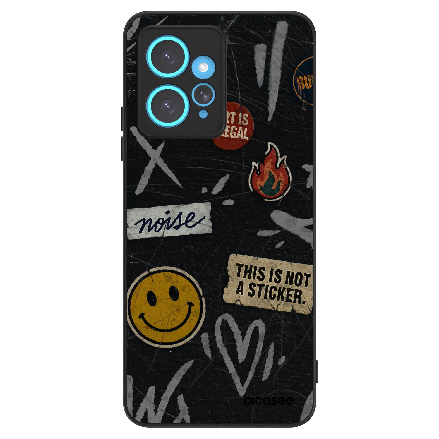 Picasee ULTIMATE CASE na Xiaomi Redmi Note 12 4G - STICKERS x TAGS