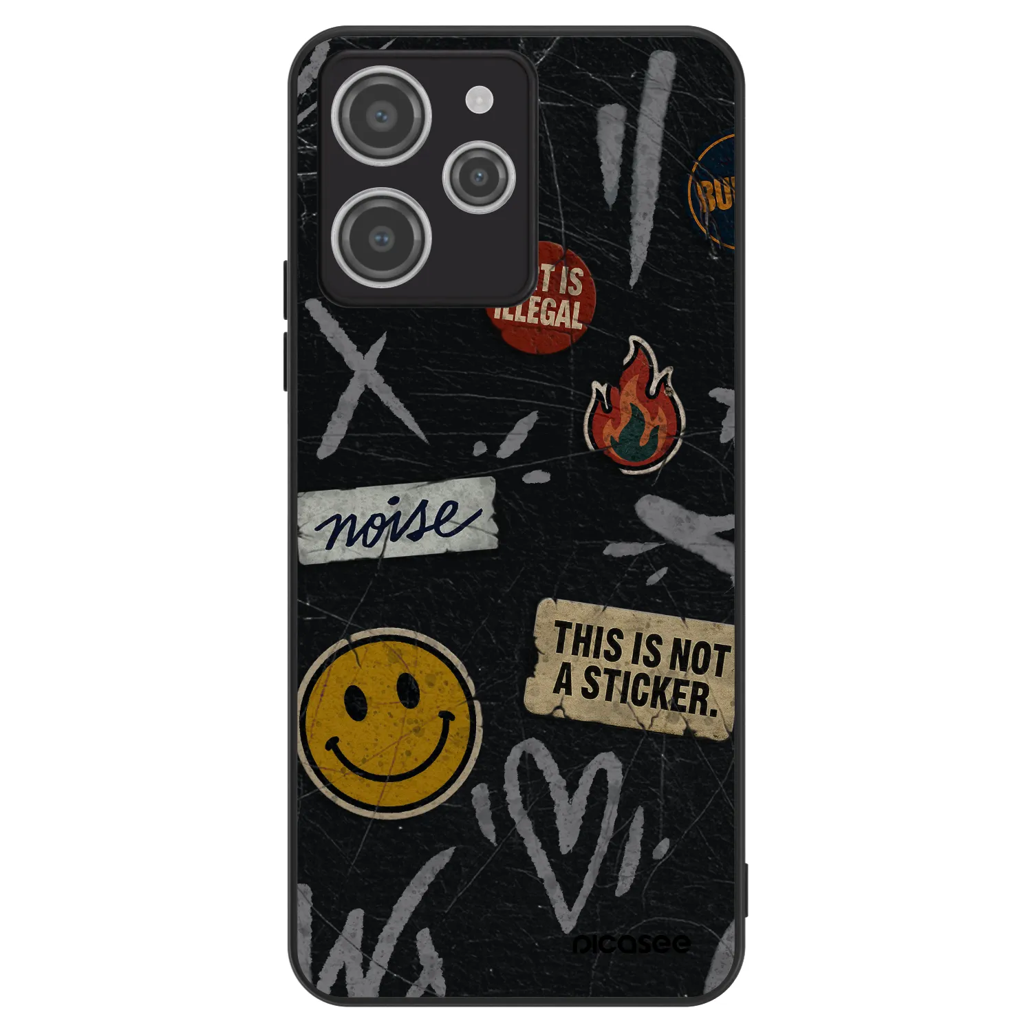 Picasee ULTIMATE CASE na Xiaomi Redmi 12 4G - STICKERS x TAGS