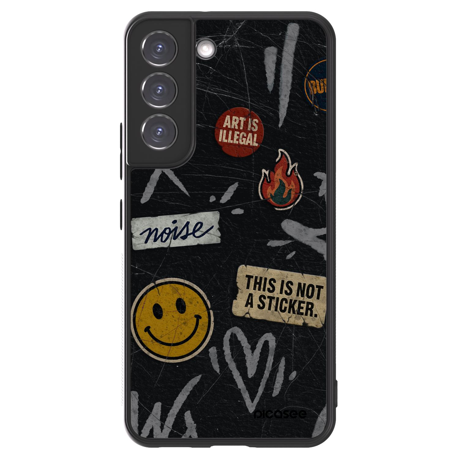 Picasee ULTIMATE CASE PowerShare pro Samsung Galaxy S22 5G - STICKERS x TAGS