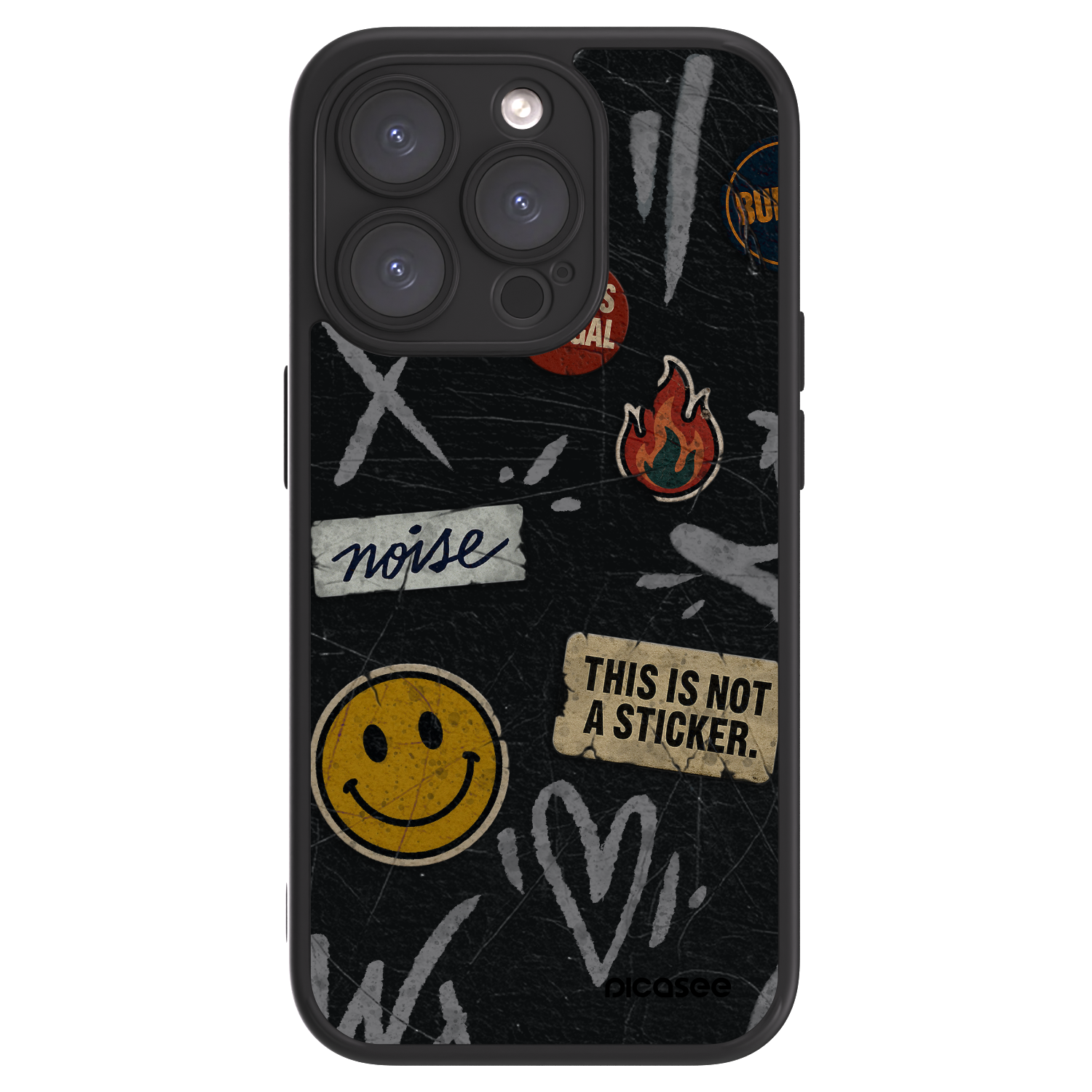Picasee ULTIMATE CASE na Apple iPhone 15 Pro - STICKERS x TAGS