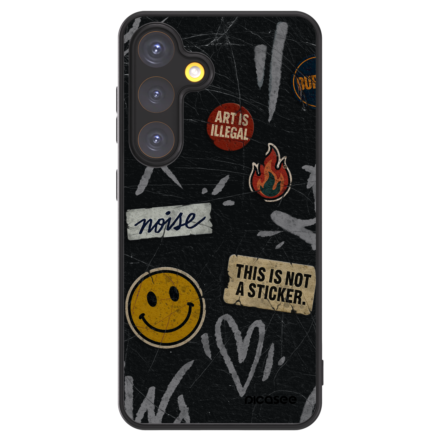 Picasee ULTIMATE CASE PowerShare pro Samsung Galaxy S24 S921B 5G - STICKERS x TAGS