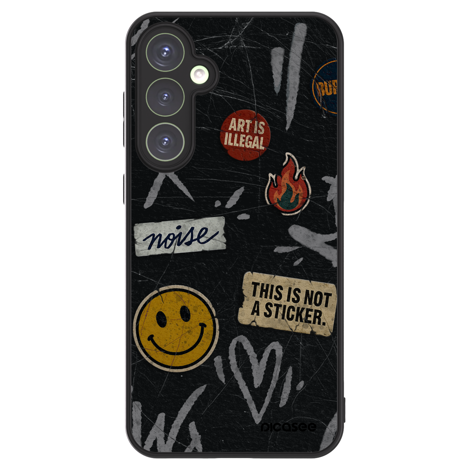 Picasee ULTIMATE CASE PowerShare pro Samsung Galaxy S23 FE S711B - STICKERS x TAGS
