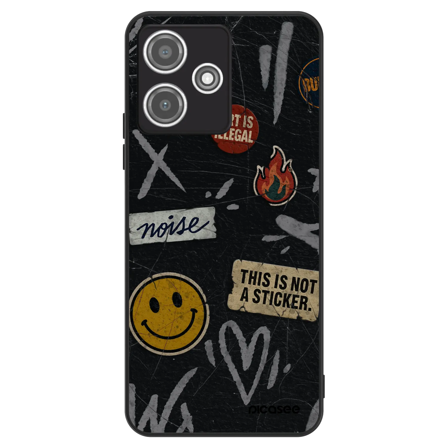 Picasee ULTIMATE CASE na Xiaomi Redmi 12 5G - STICKERS x TAGS