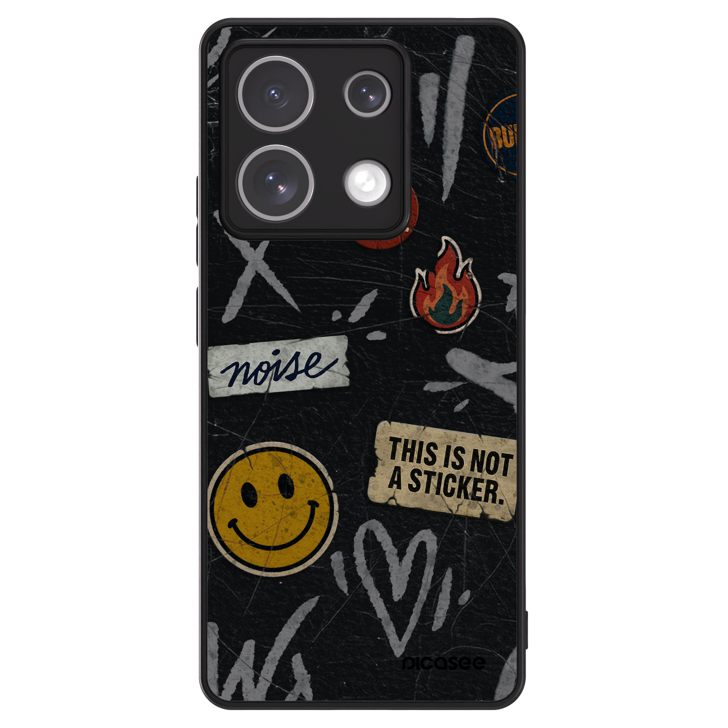 Picasee ULTIMATE CASE na Xiaomi Redmi Note 13 5G - STICKERS x TAGS
