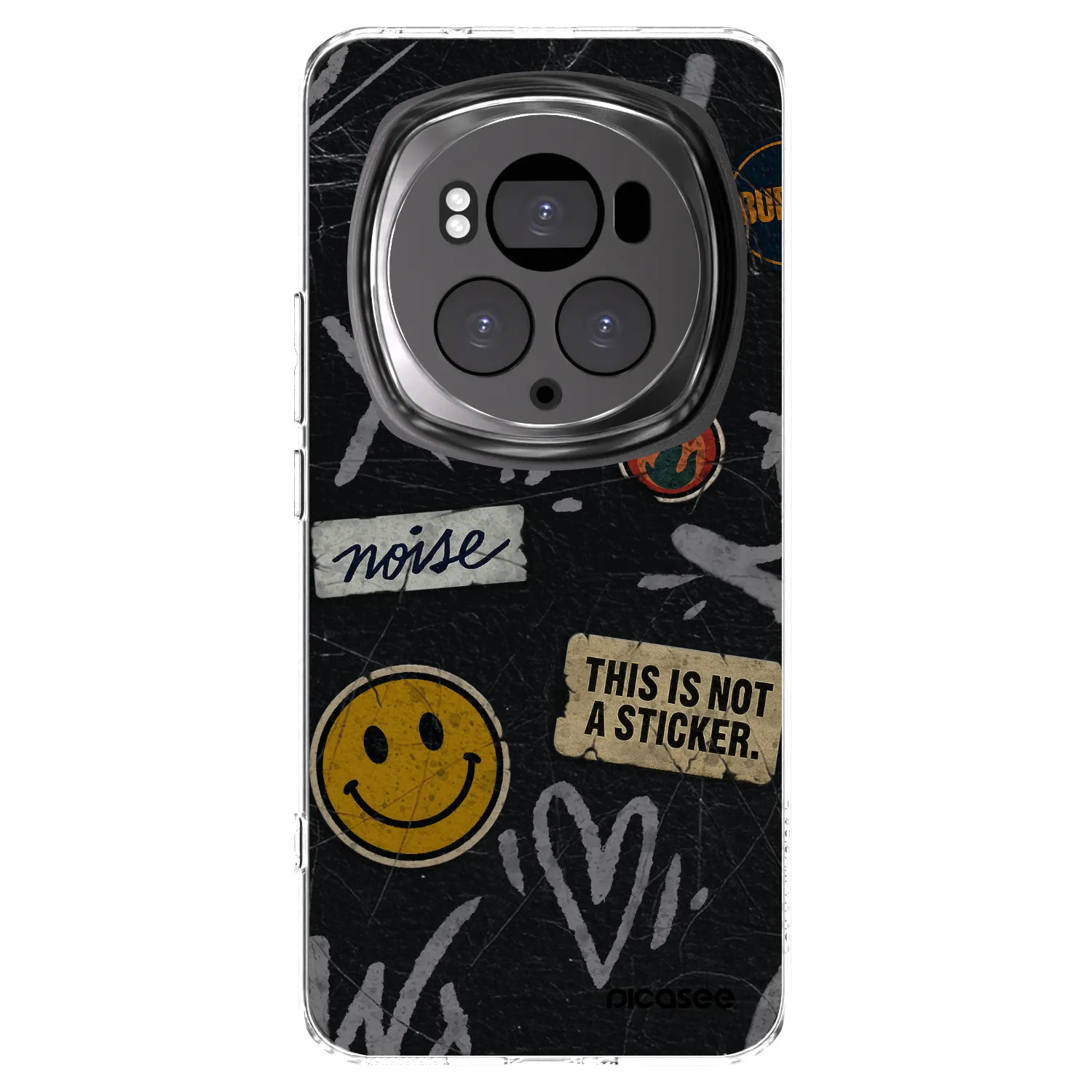 Picasee silikonowe przeźroczyste etui na Honor Magic6 Pro - STICKERS x TAGS