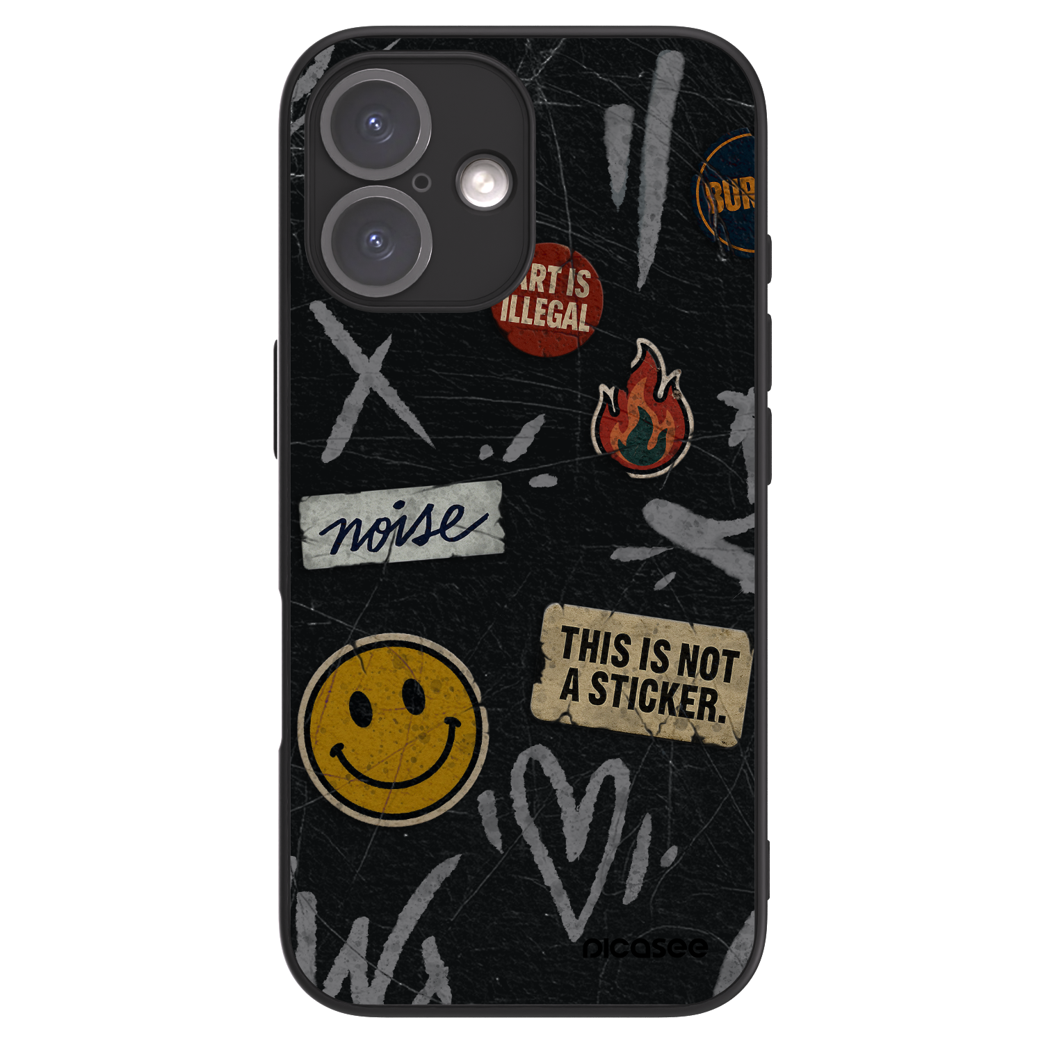 Picasee ULTIMATE CASE na Apple iPhone 16 - STICKERS x TAGS