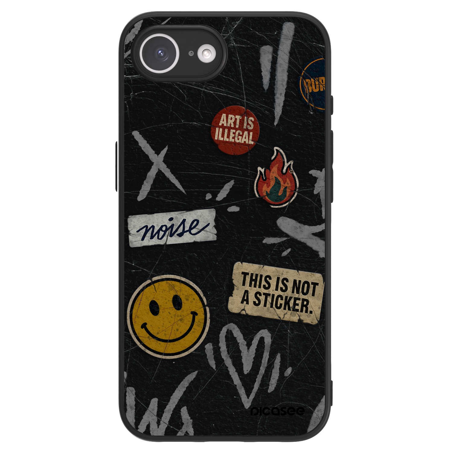 Picasee ULTIMATE CASE na Apple iPhone 16e - STICKERS x TAGS