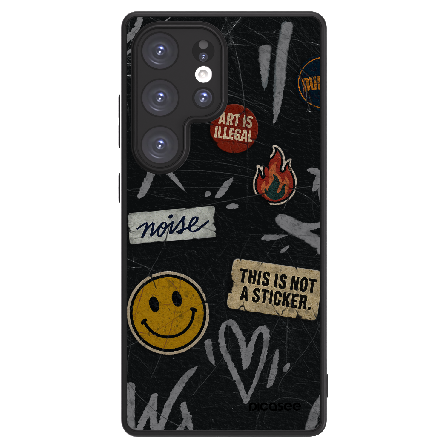 Picasee ULTIMATE CASE na Samsung Galaxy S25 Ultra 5G - STICKERS x TAGS