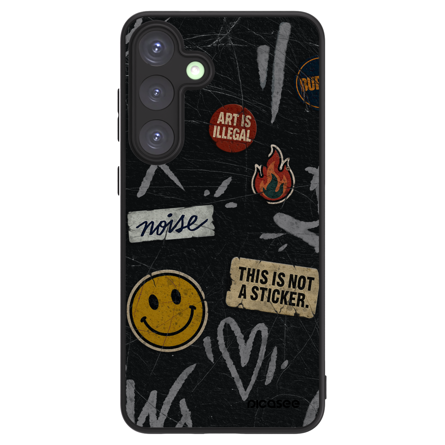 Picasee ULTIMATE CASE PowerShare pro Samsung Galaxy S25+ 5G - STICKERS x TAGS