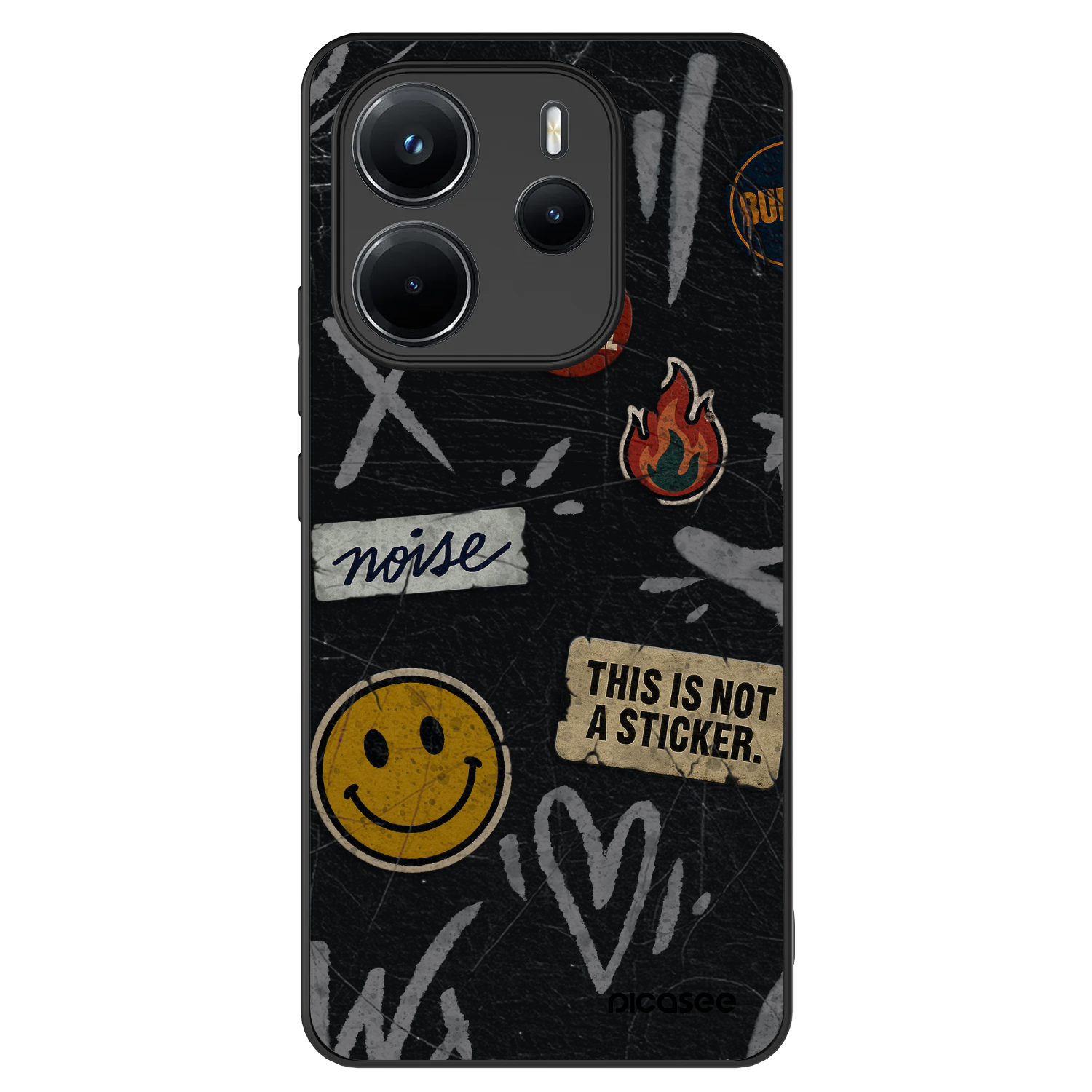 Picasee ULTIMATE CASE na Xiaomi Redmi Note 14 4G - STICKERS x TAGS