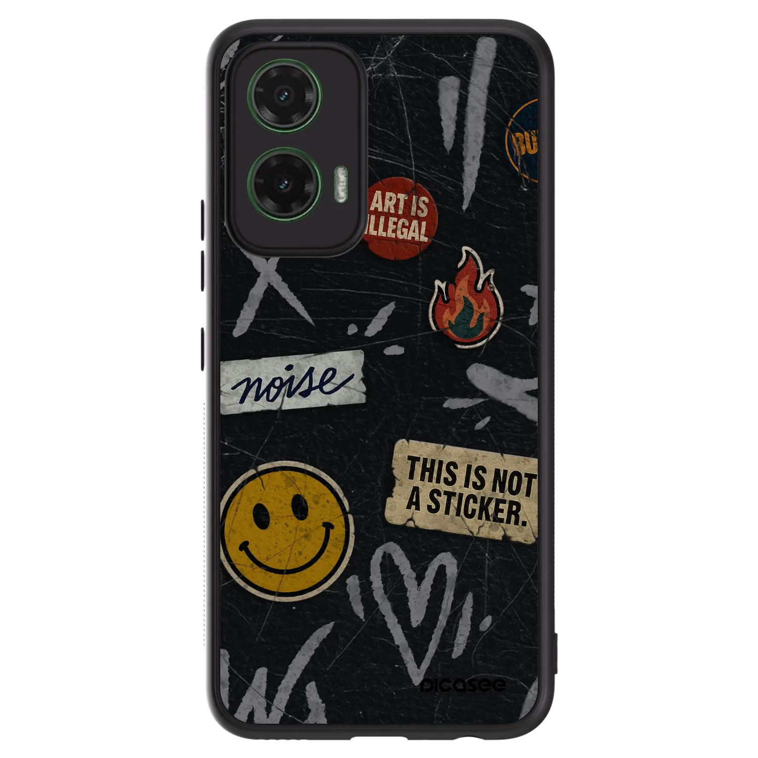 Picasee ULTIMATE CASE na Motorola Moto G35 5G - STICKERS x TAGS