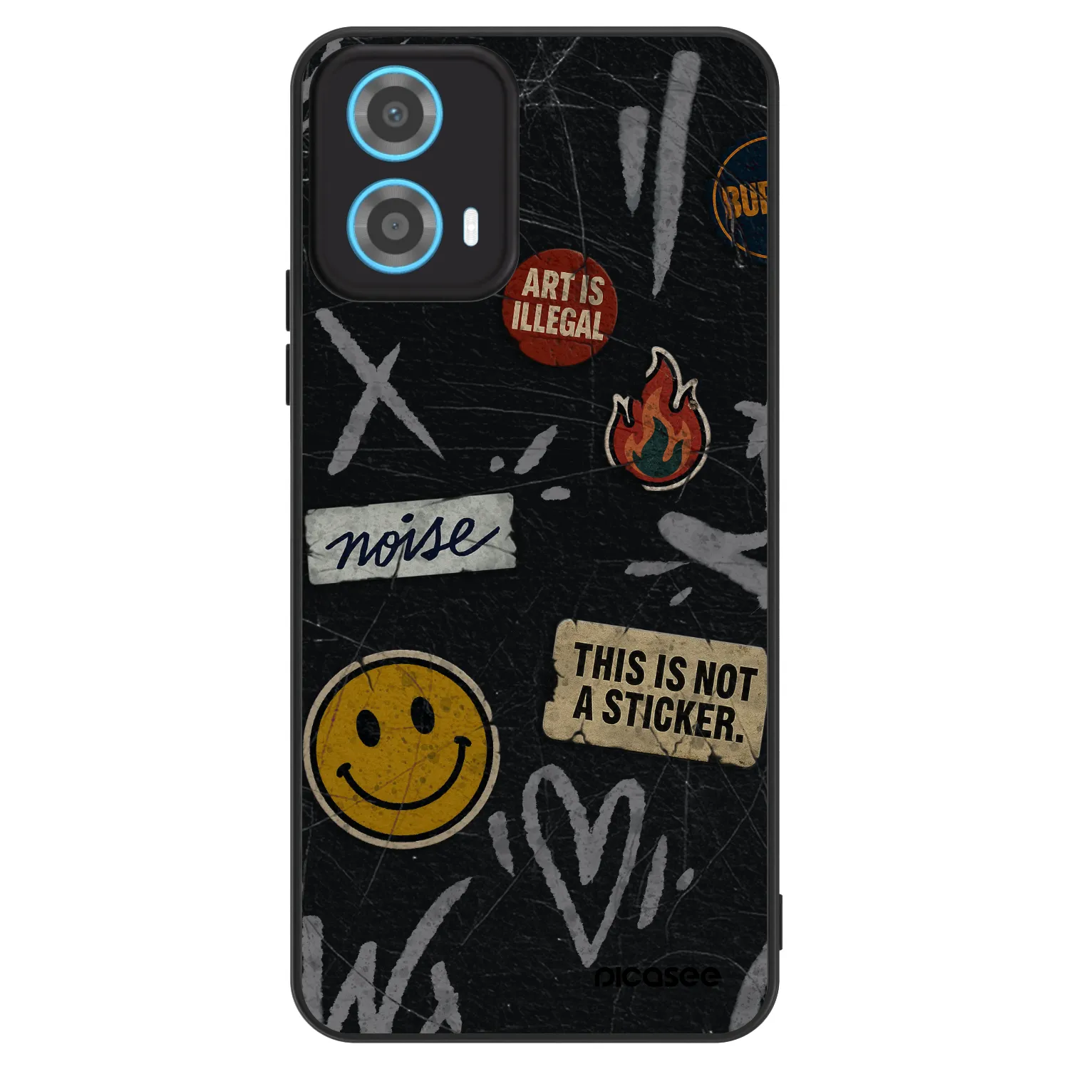 Picasee ULTIMATE CASE na Motorola Moto G34 5G - STICKERS x TAGS