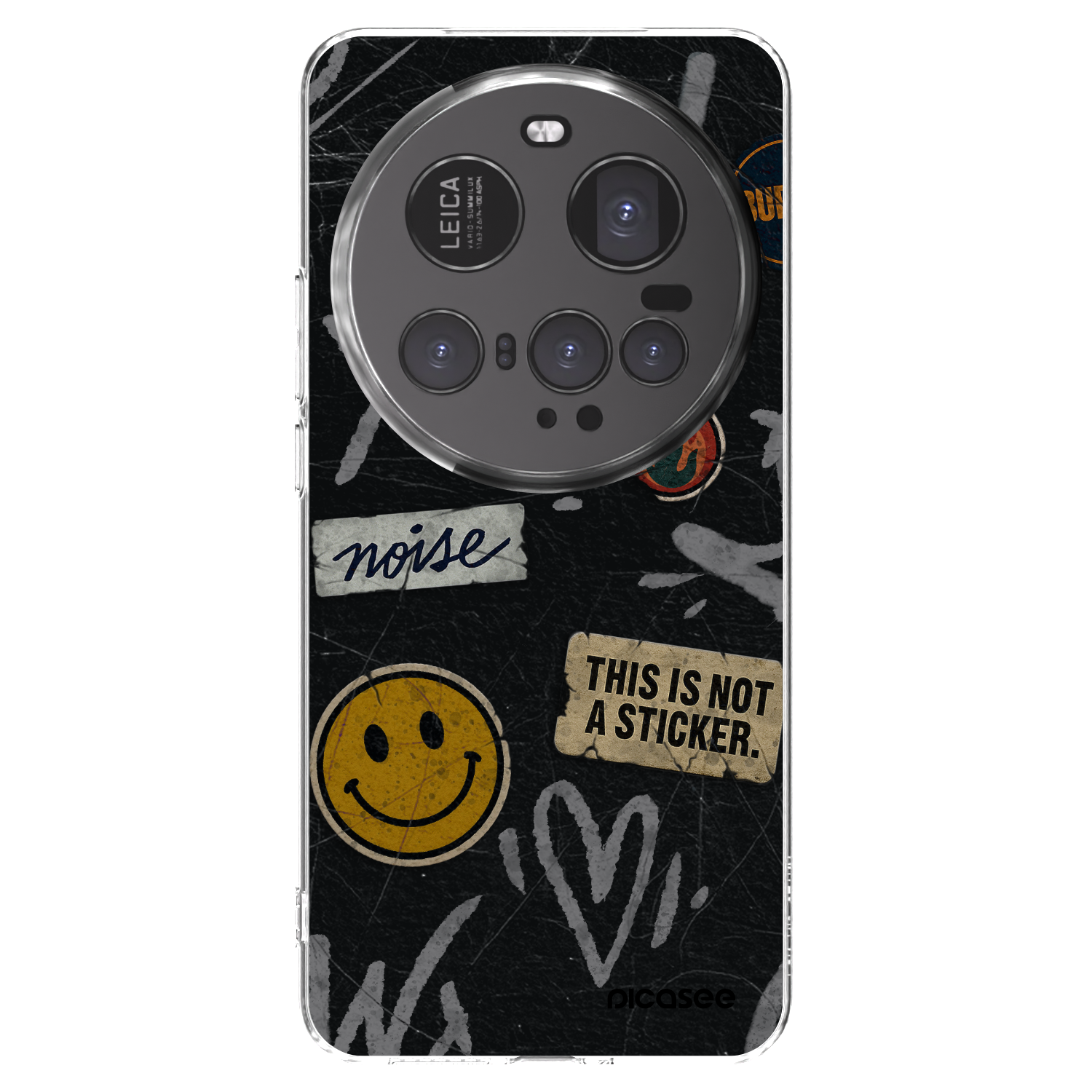 Picasee silikonowe przeźroczyste etui na Xiaomi 15 Ultra - STICKERS x TAGS