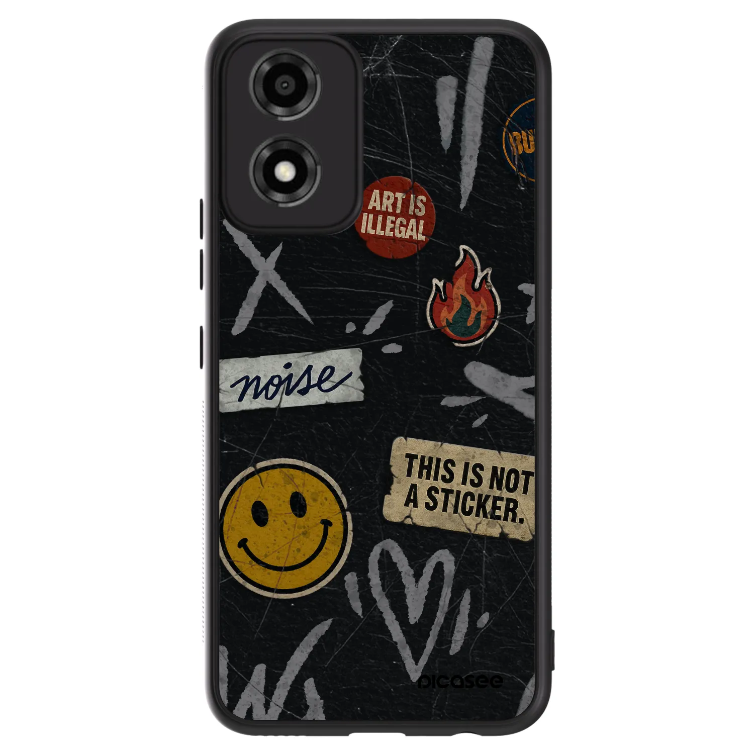 Picasee ULTIMATE CASE na Motorola Moto E14 - STICKERS x TAGS