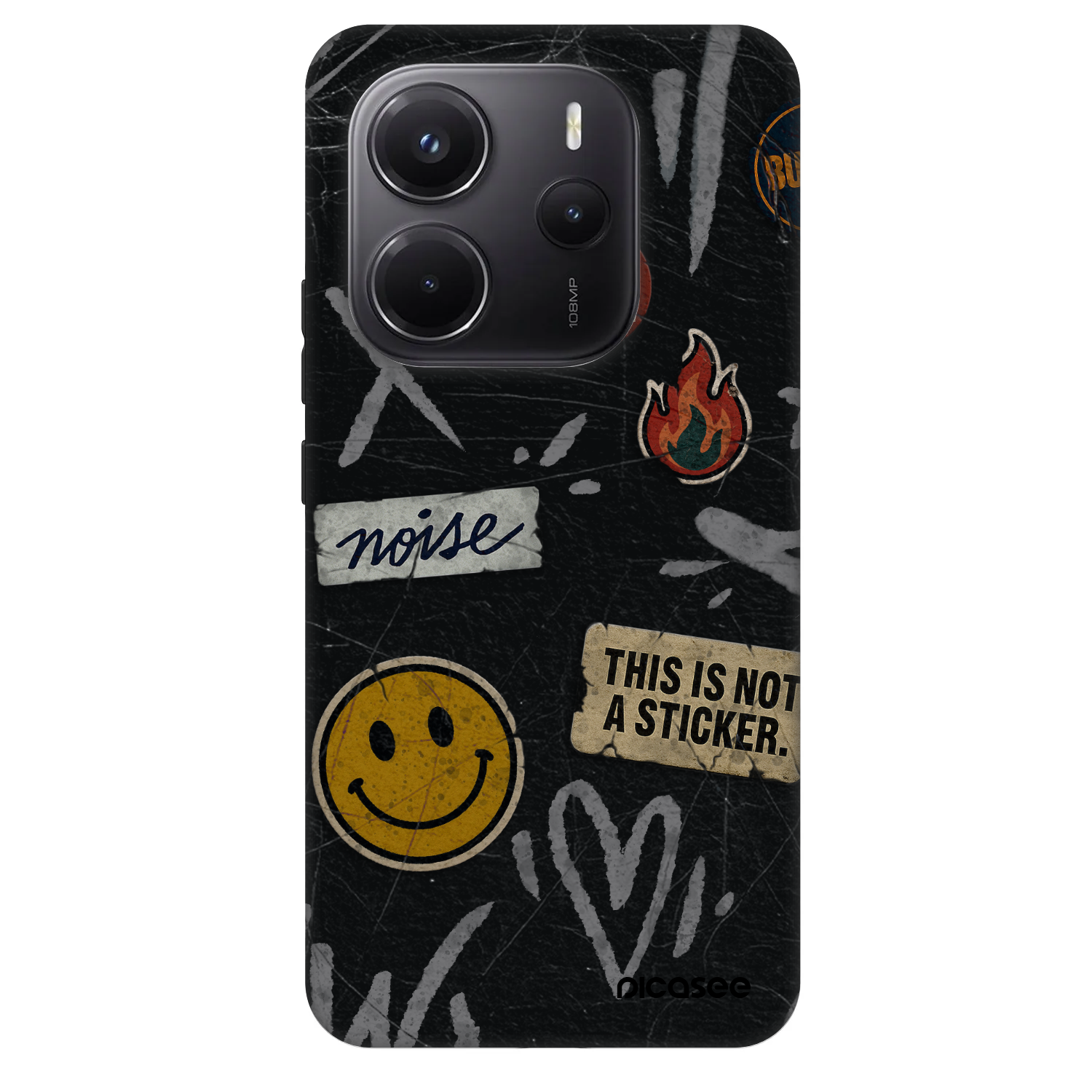 Picasee Fashion Case na Xiaomi Redmi Note 14 5G - STICKERS x TAGS