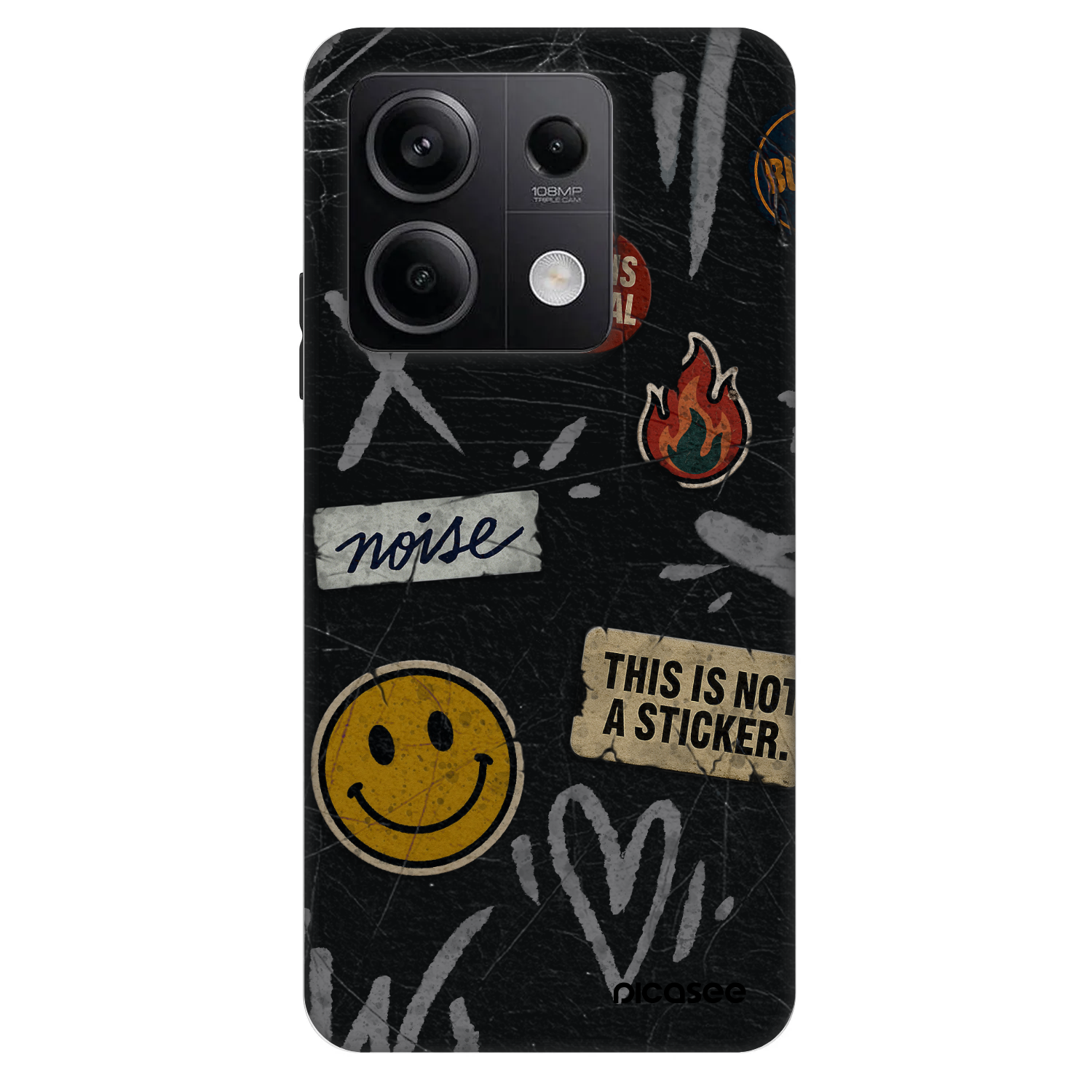 Picasee Fashion Case na Xiaomi Redmi Note 13 5G - STICKERS x TAGS