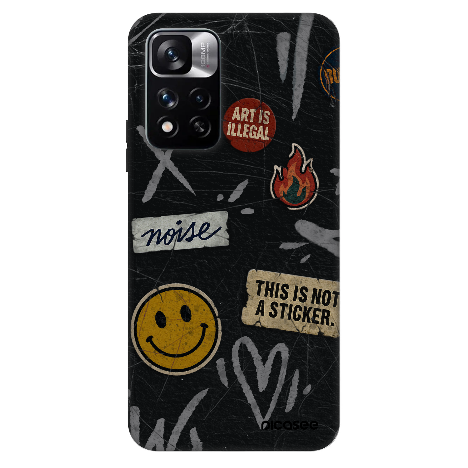 Picasee Fashion Case na Xiaomi Redmi Note 11 Pro 5G - STICKERS x TAGS