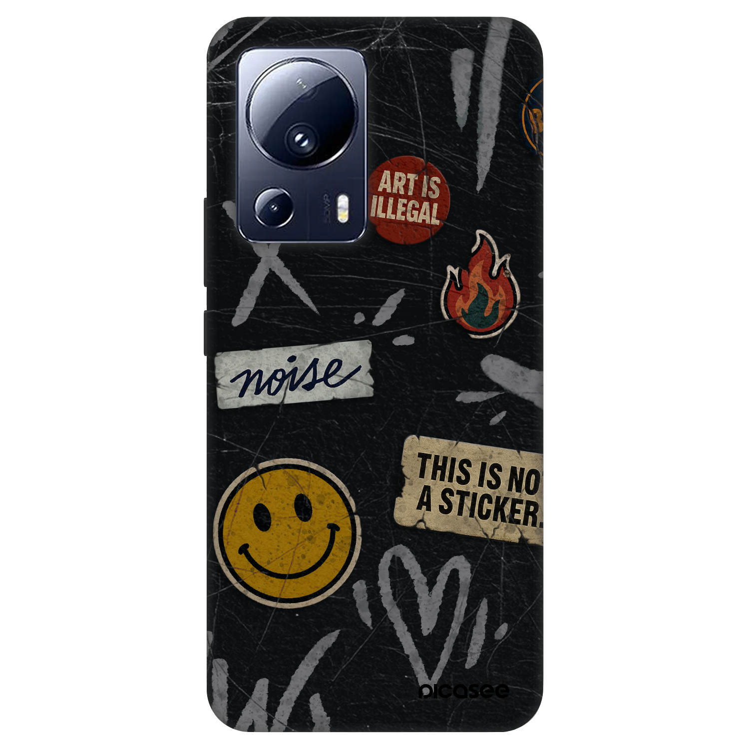 Picasee Fashion Case na Xiaomi 13 Lite - STICKERS x TAGS