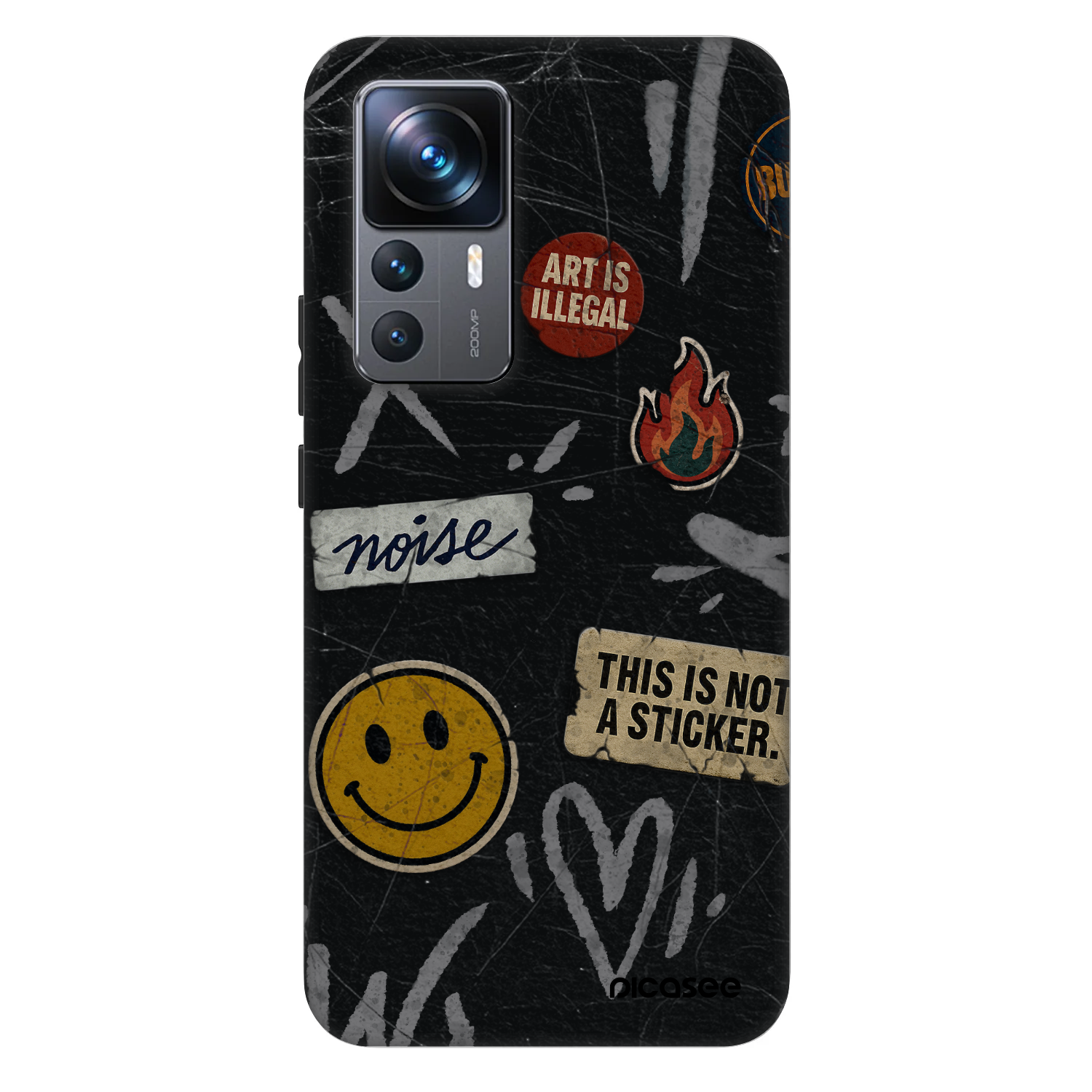 Picasee Fashion Case na Xiaomi 12T Pro - STICKERS x TAGS