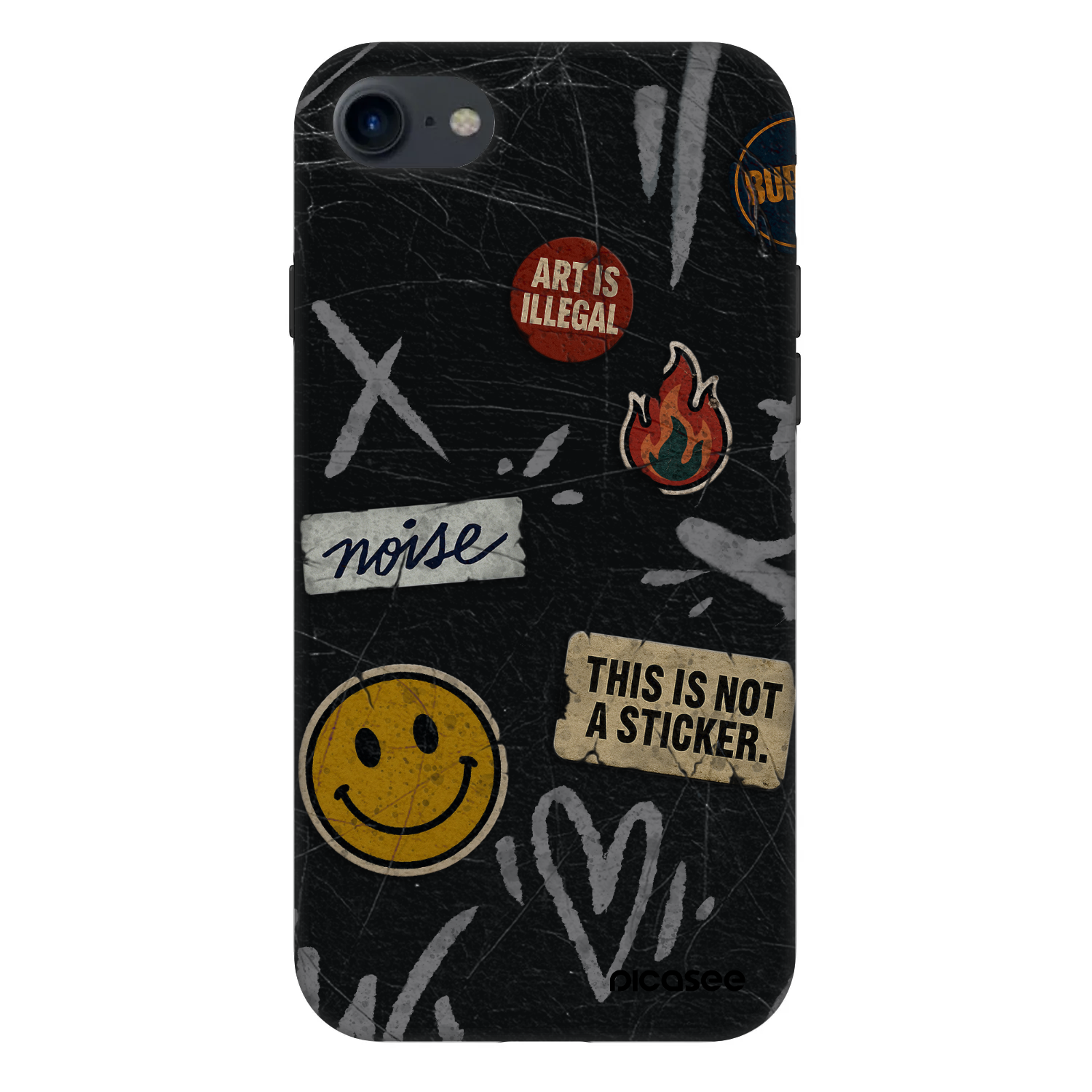 Picasee Fashion Case na Apple iPhone 7 - STICKERS x TAGS