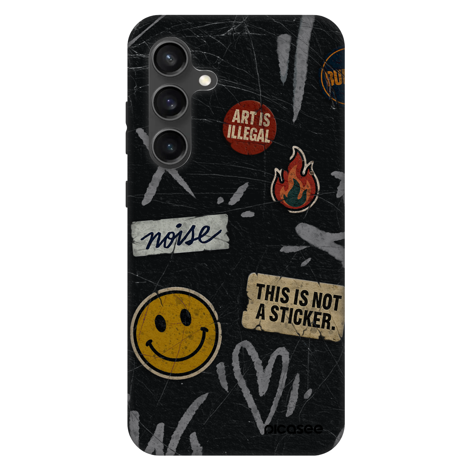 Picasee Fashion Case na Samsung Galaxy S24 FE S721B - STICKERS x TAGS