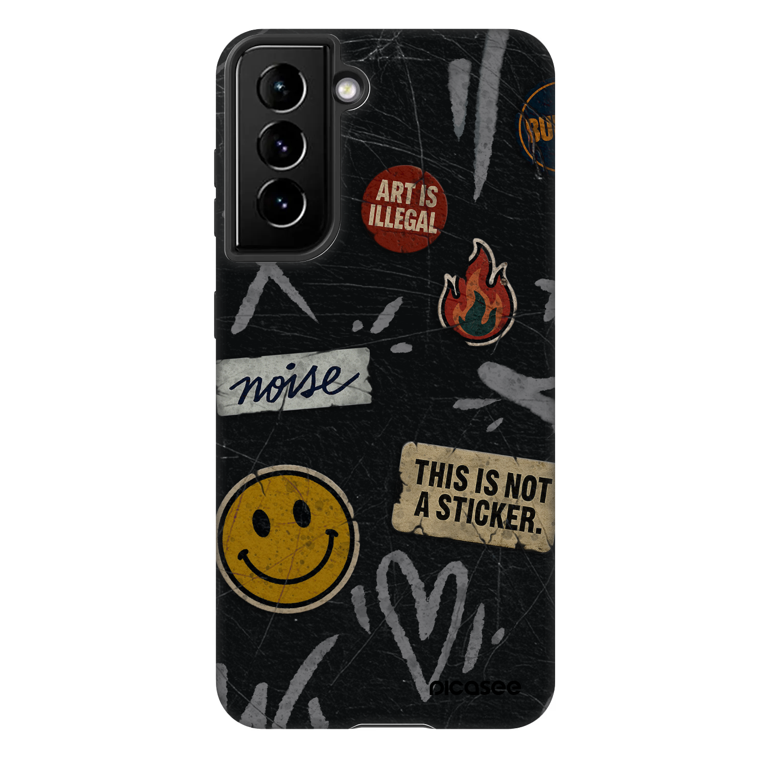 Picasee Fashion Case na Samsung Galaxy S22 5G - STICKERS x TAGS