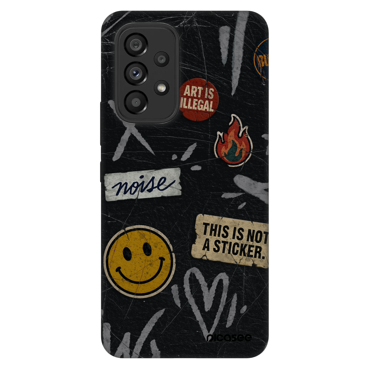 Picasee Fashion Case na Samsung Galaxy A53 5G A536 - STICKERS x TAGS