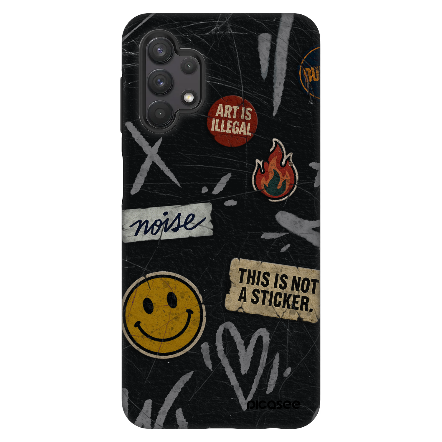 Picasee Fashion Case na Samsung Galaxy A32 5G A326B - STICKERS x TAGS